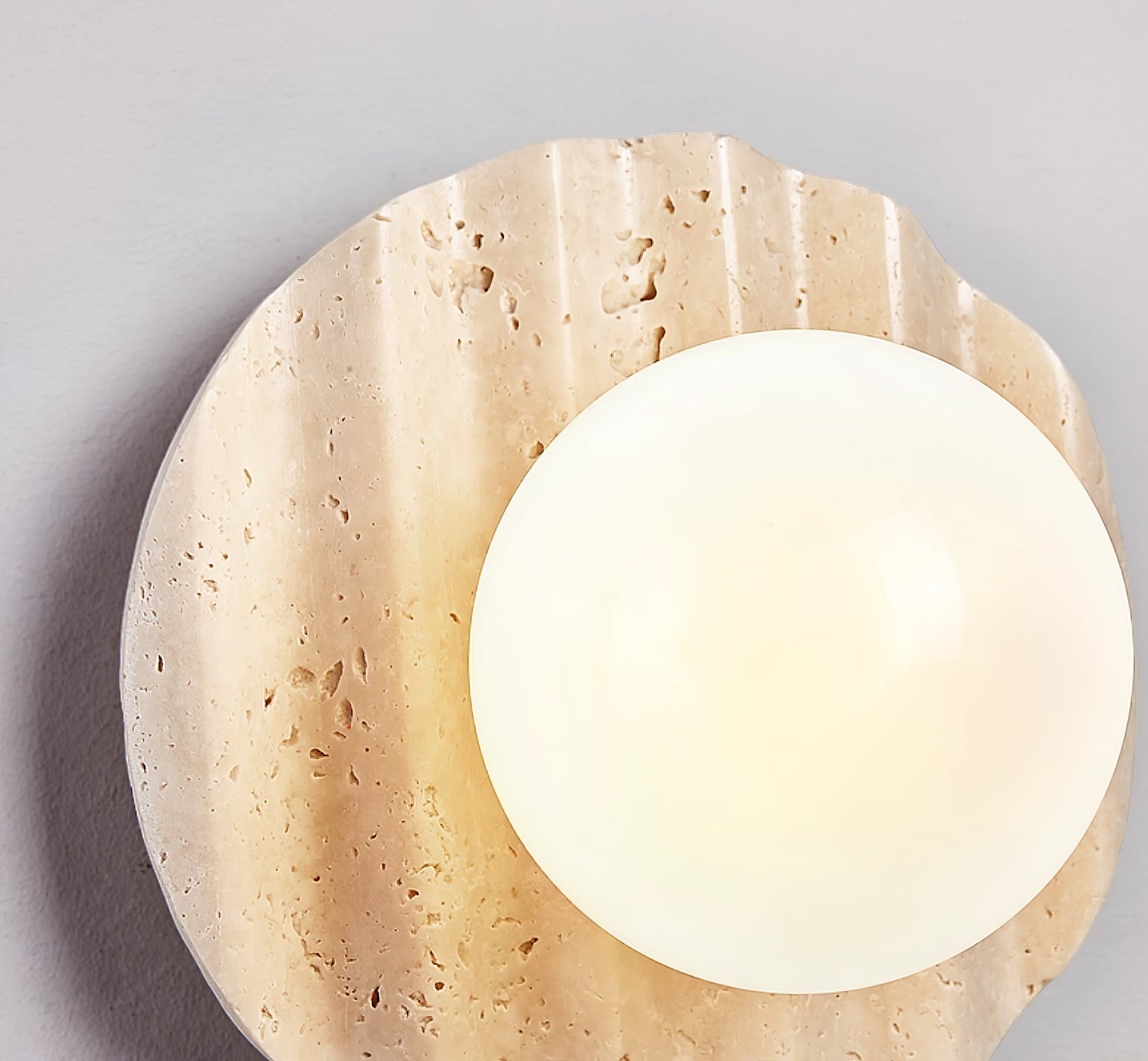 Aluk Travertine Wall Light-Neutral Decor