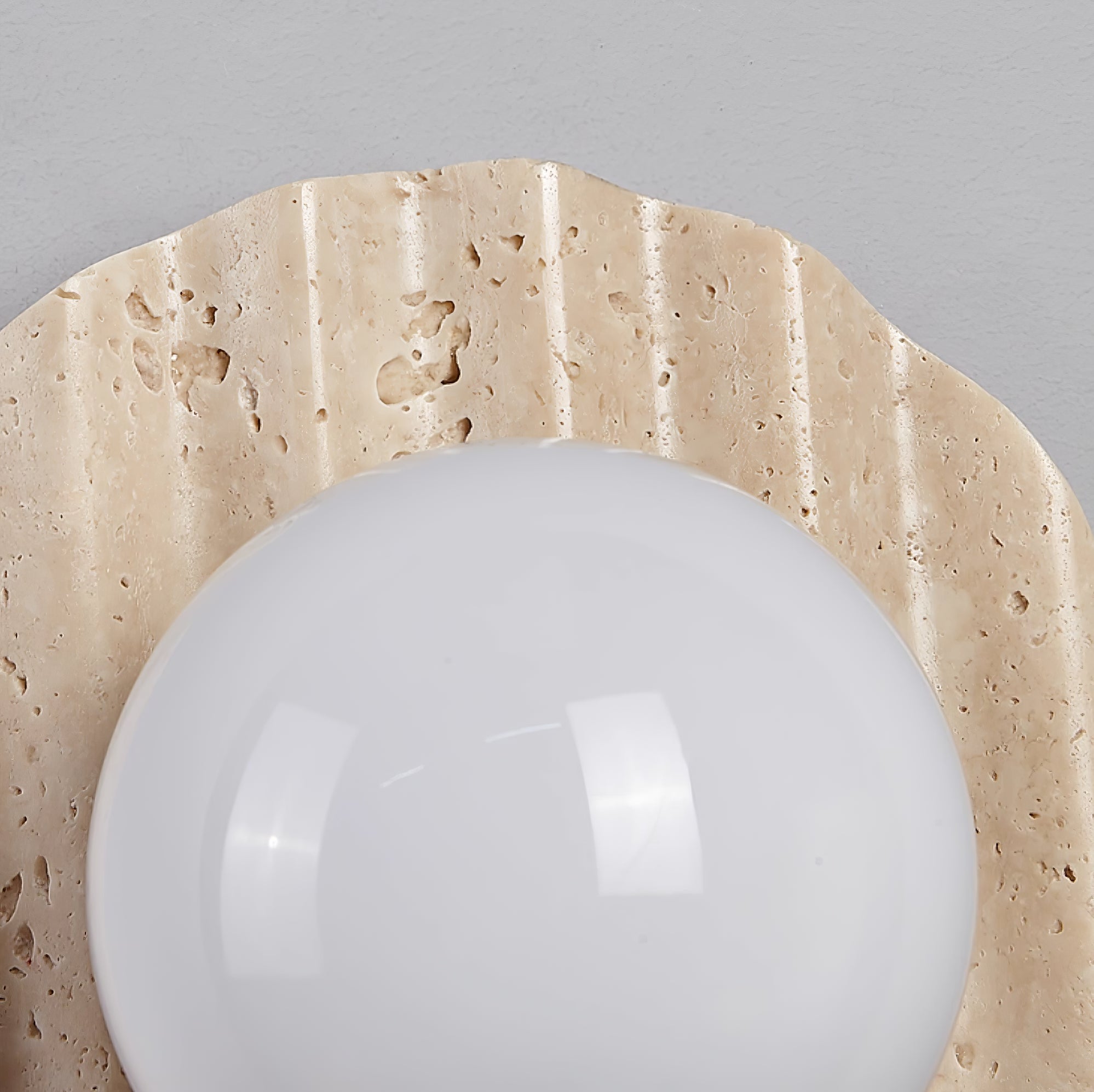 Aluk Travertine Wall Light-Neutral Decor