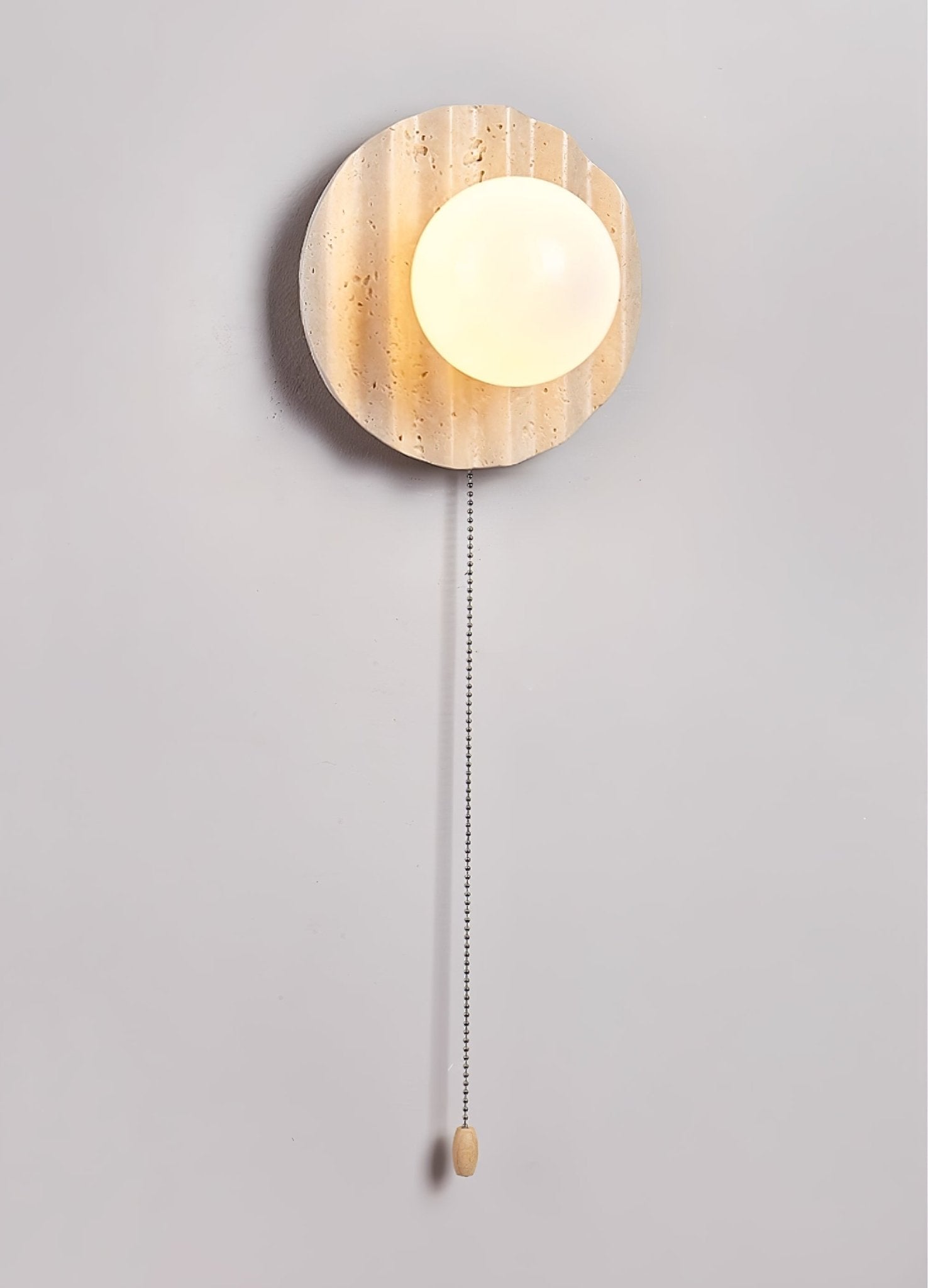 Aluk Travertine Wall Light-Neutral Decor