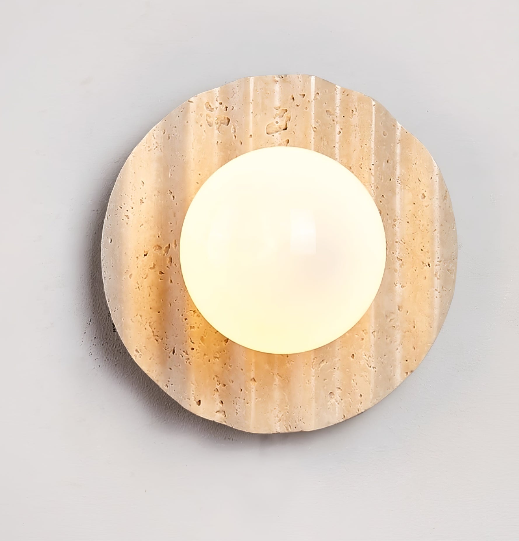Aluk Travertine Wall Light-Neutral Decor