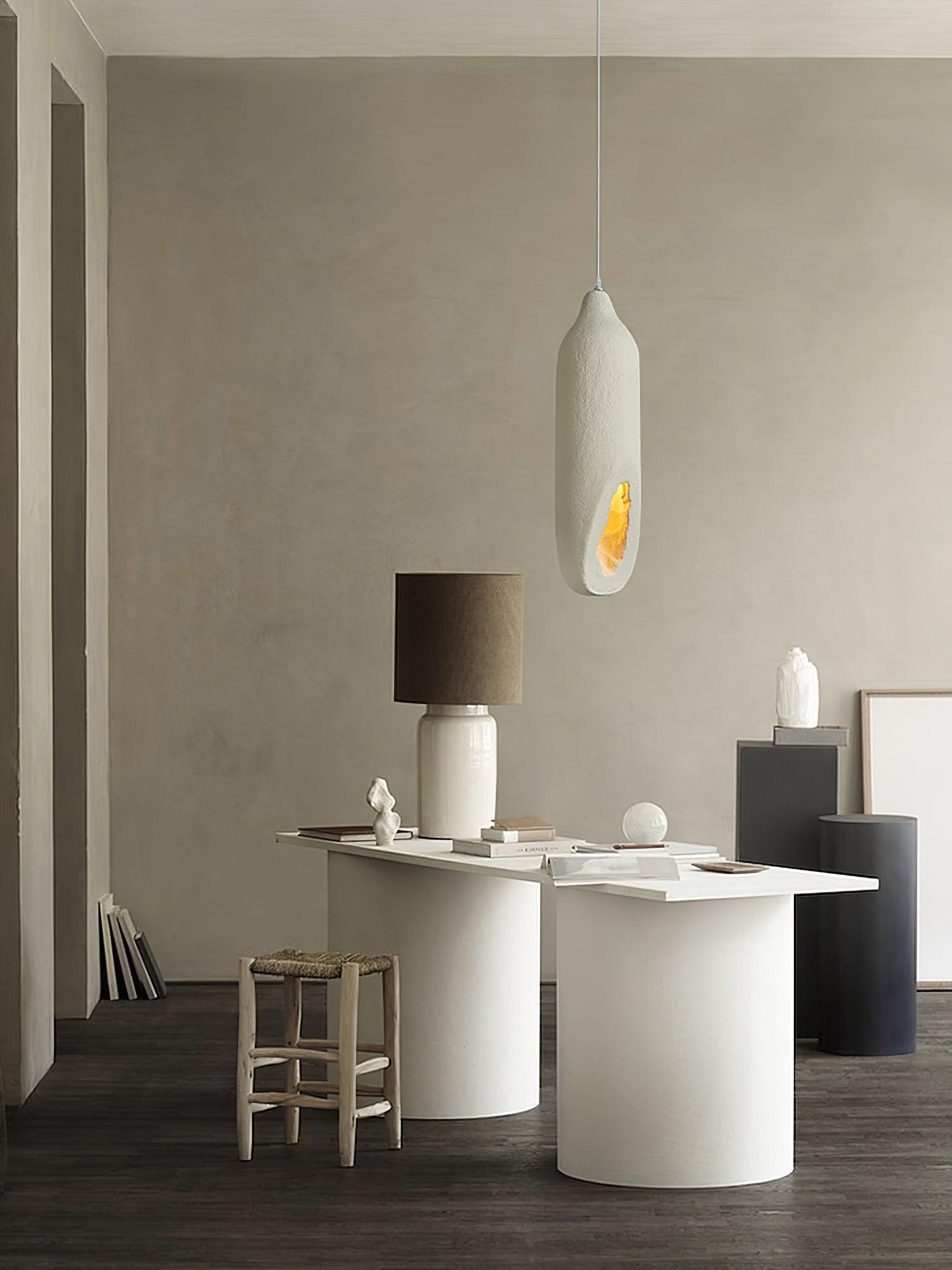 Anorion Modern Minimalist Nordic Plastic Pendant Light-Neutral Decor