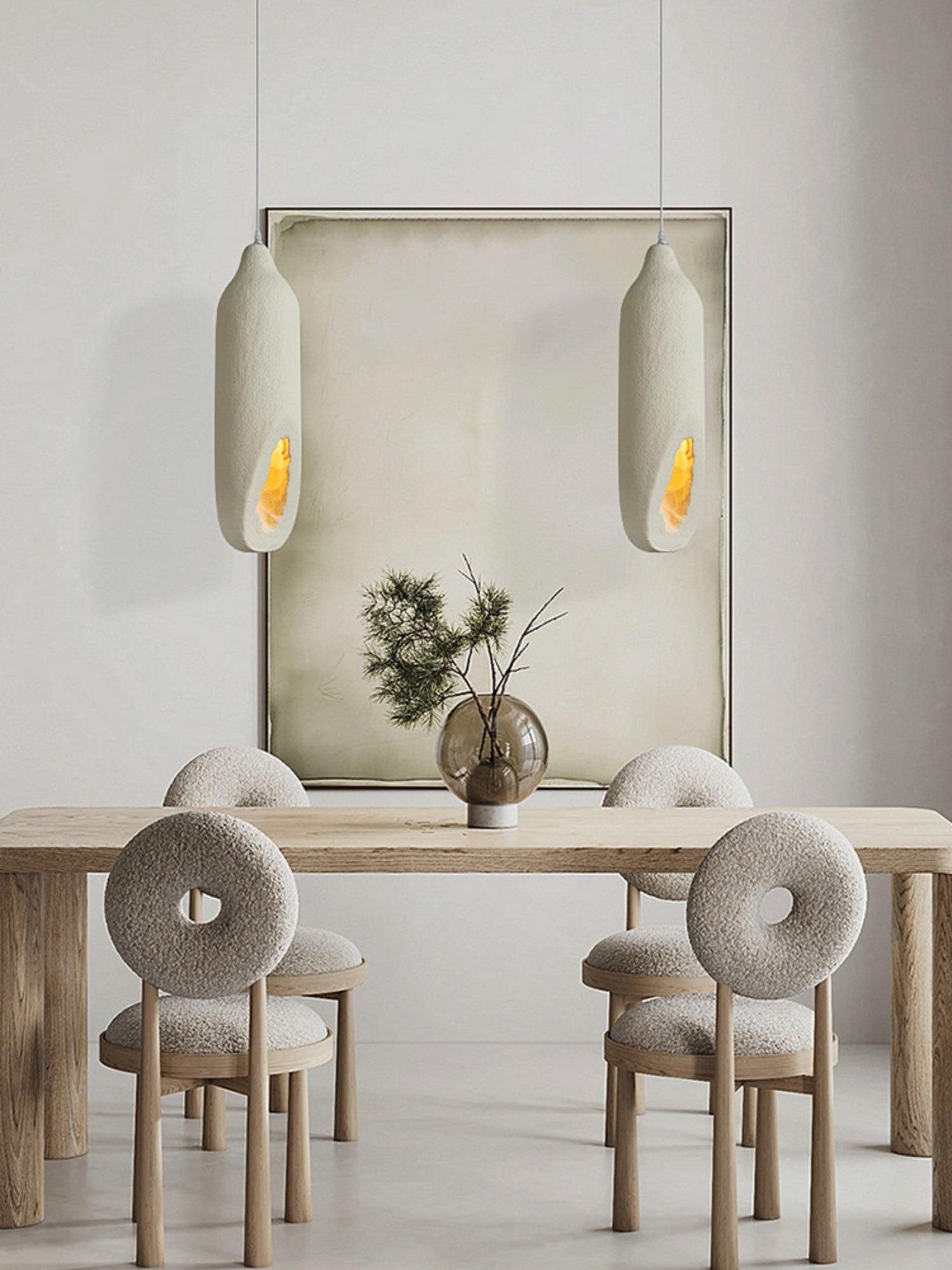 Anorion Modern Minimalist Nordic Plastic Pendant Light-Neutral Decor