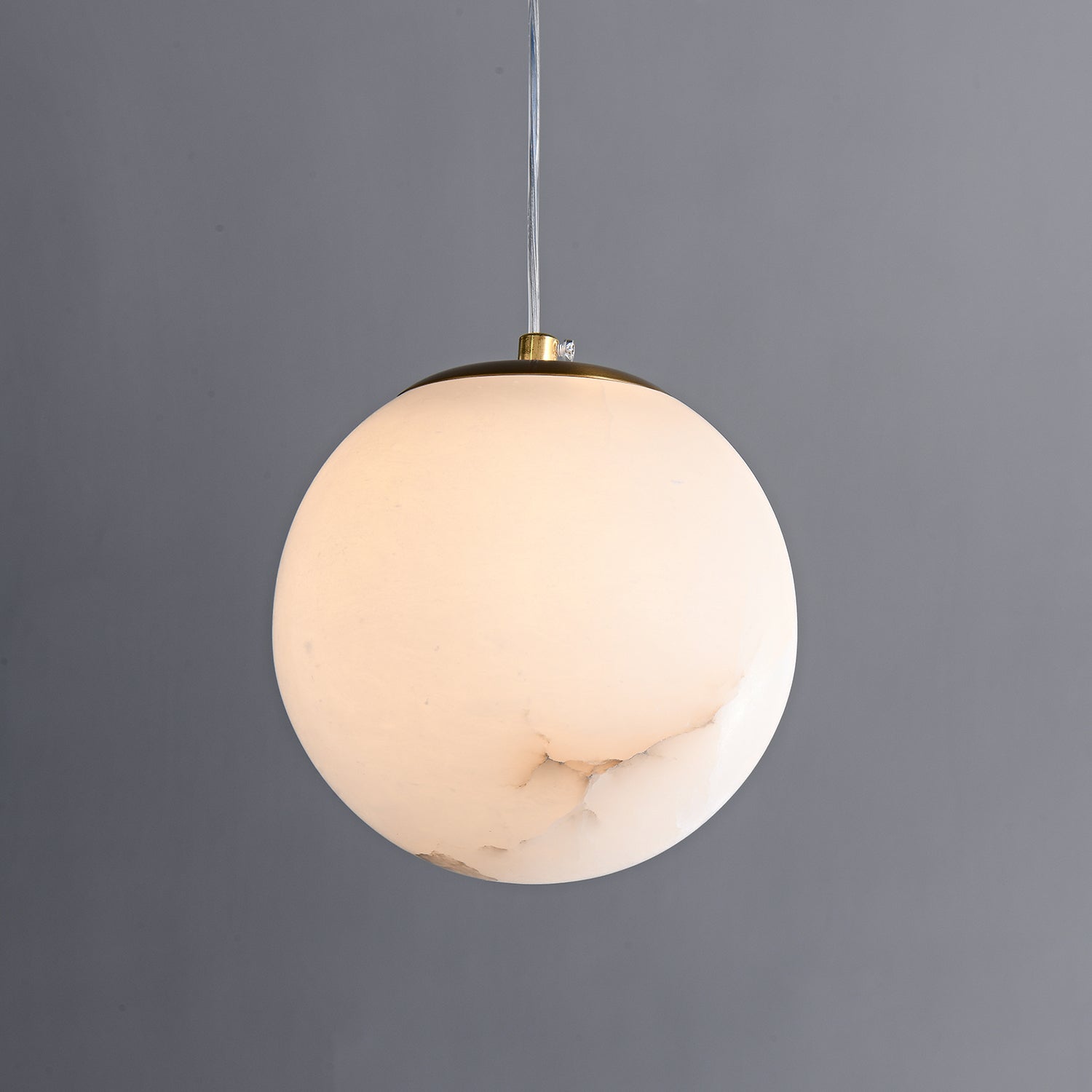 Norik Minimalist Alabaster Pendant Light-Neutral Decor