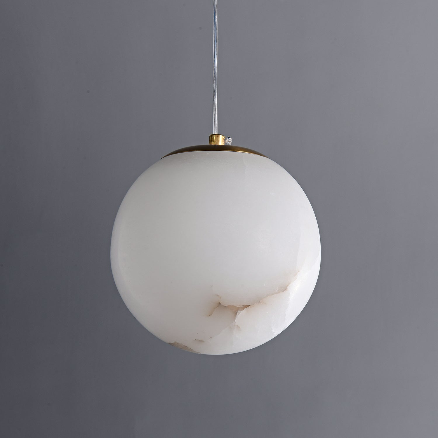 Norik Minimalist Alabaster Pendant Light-Neutral Decor