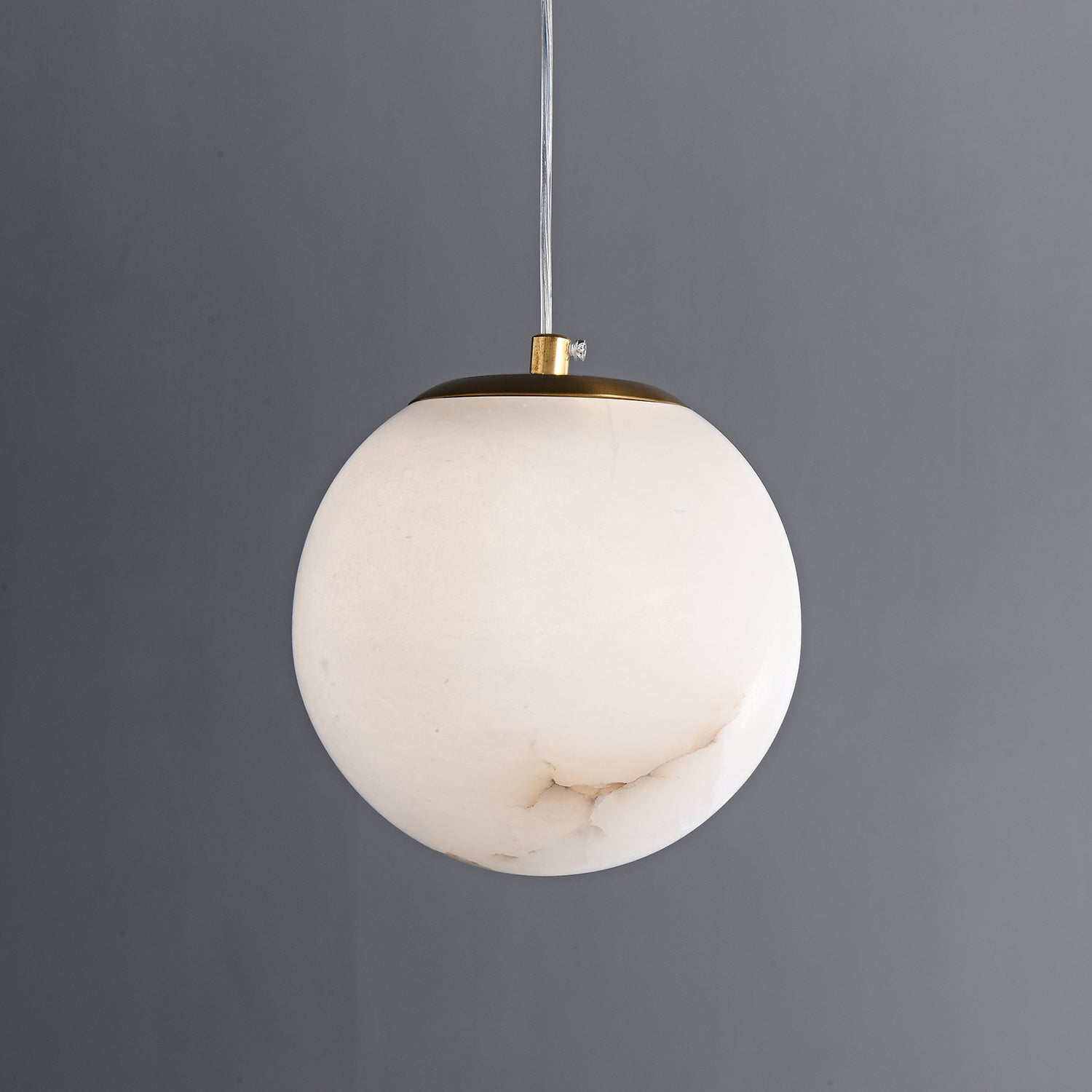 Norik Minimalist Alabaster Pendant Light-Neutral Decor
