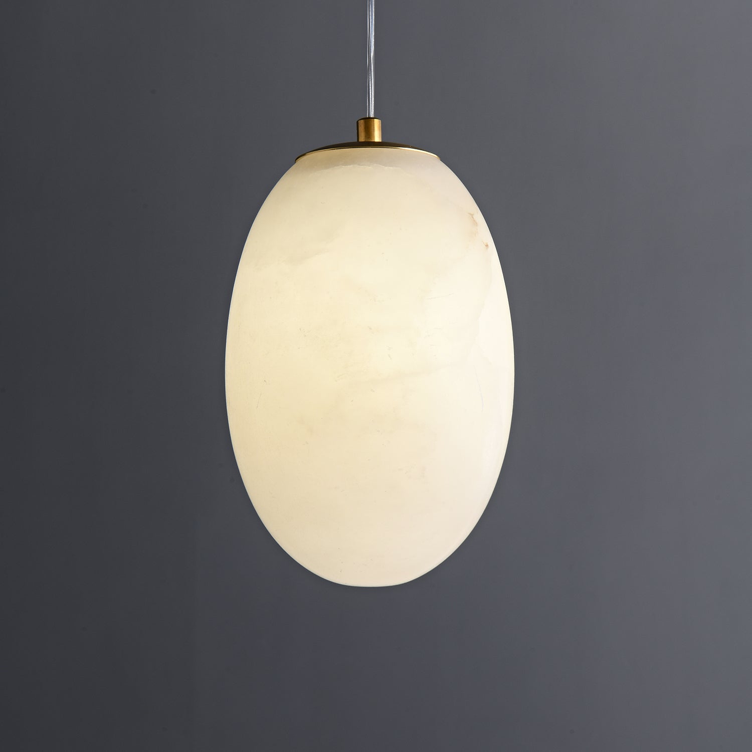 Norik Minimalist Alabaster Pendant Light-Neutral Decor