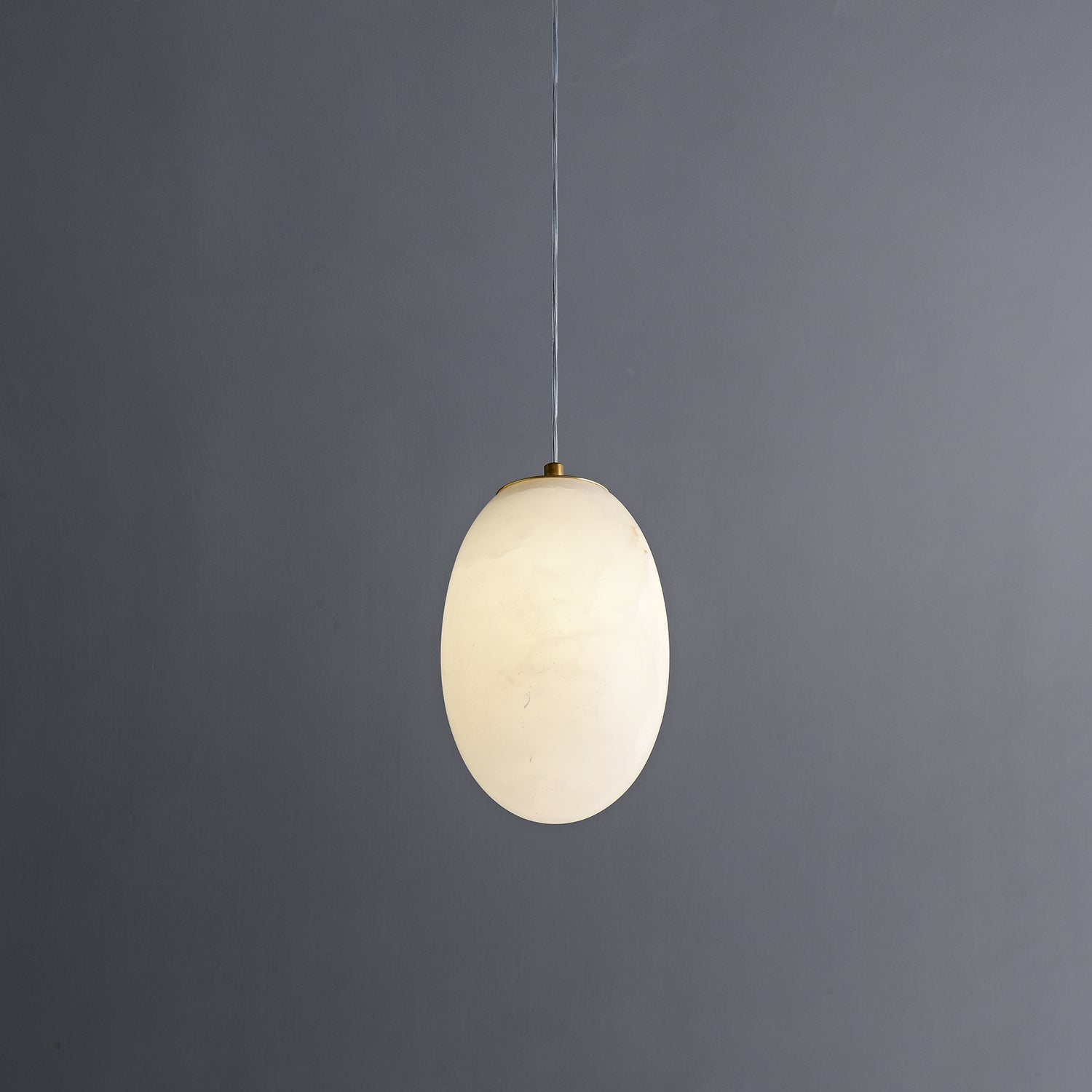 Norik Minimalist Alabaster Pendant Light-Neutral Decor