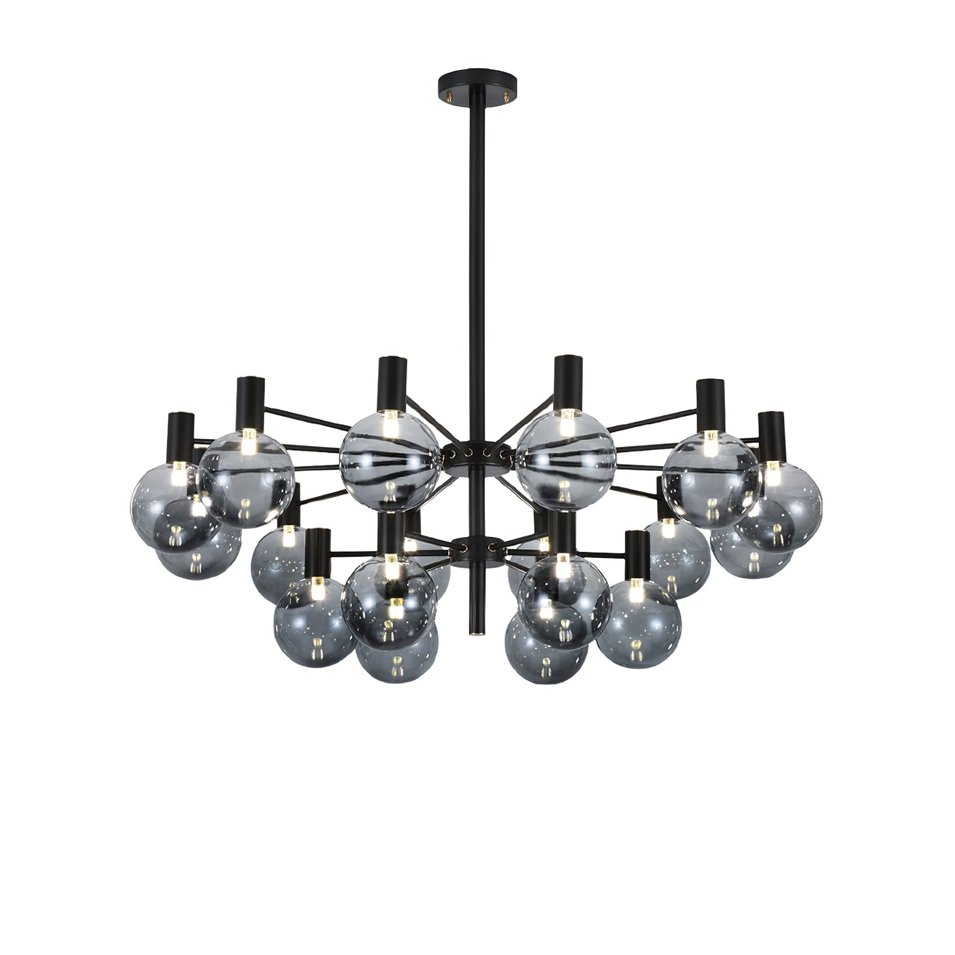 Selva Black Chandelier-Neutral Decor