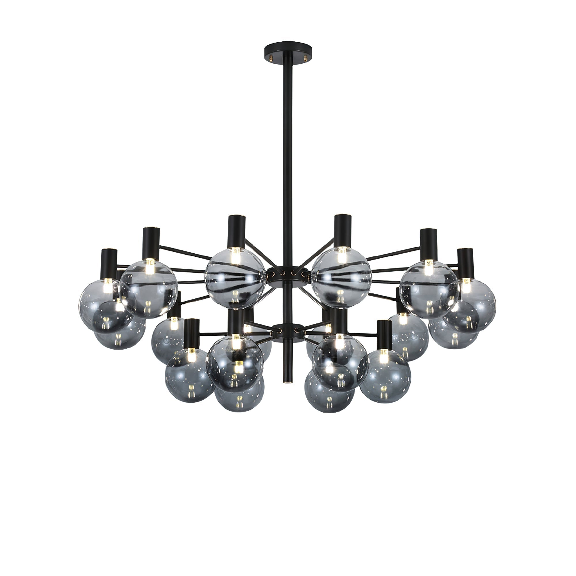 Selva Black Chandelier-Neutral Decor