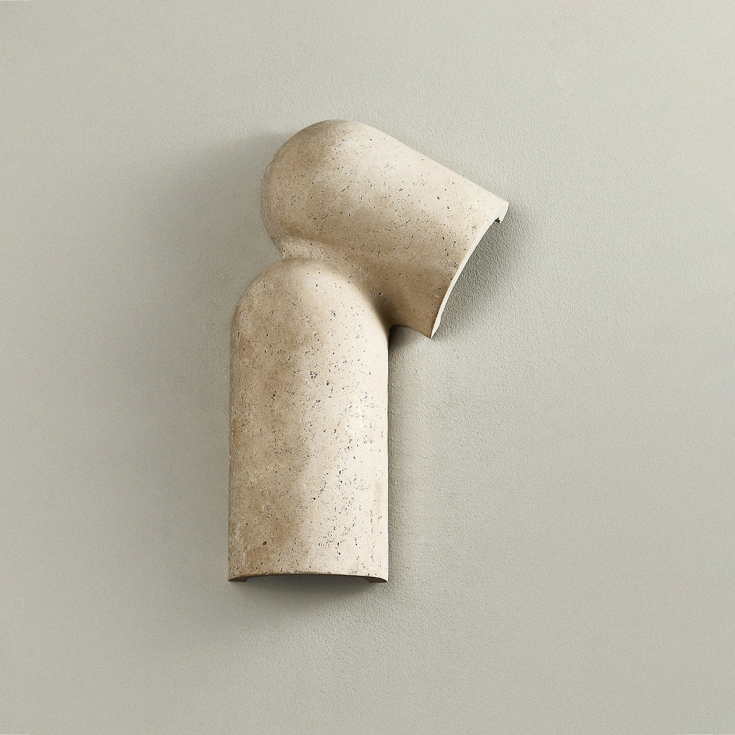 Alma Fancy Yellow Travertine Wall Lamp-Neutral Decor