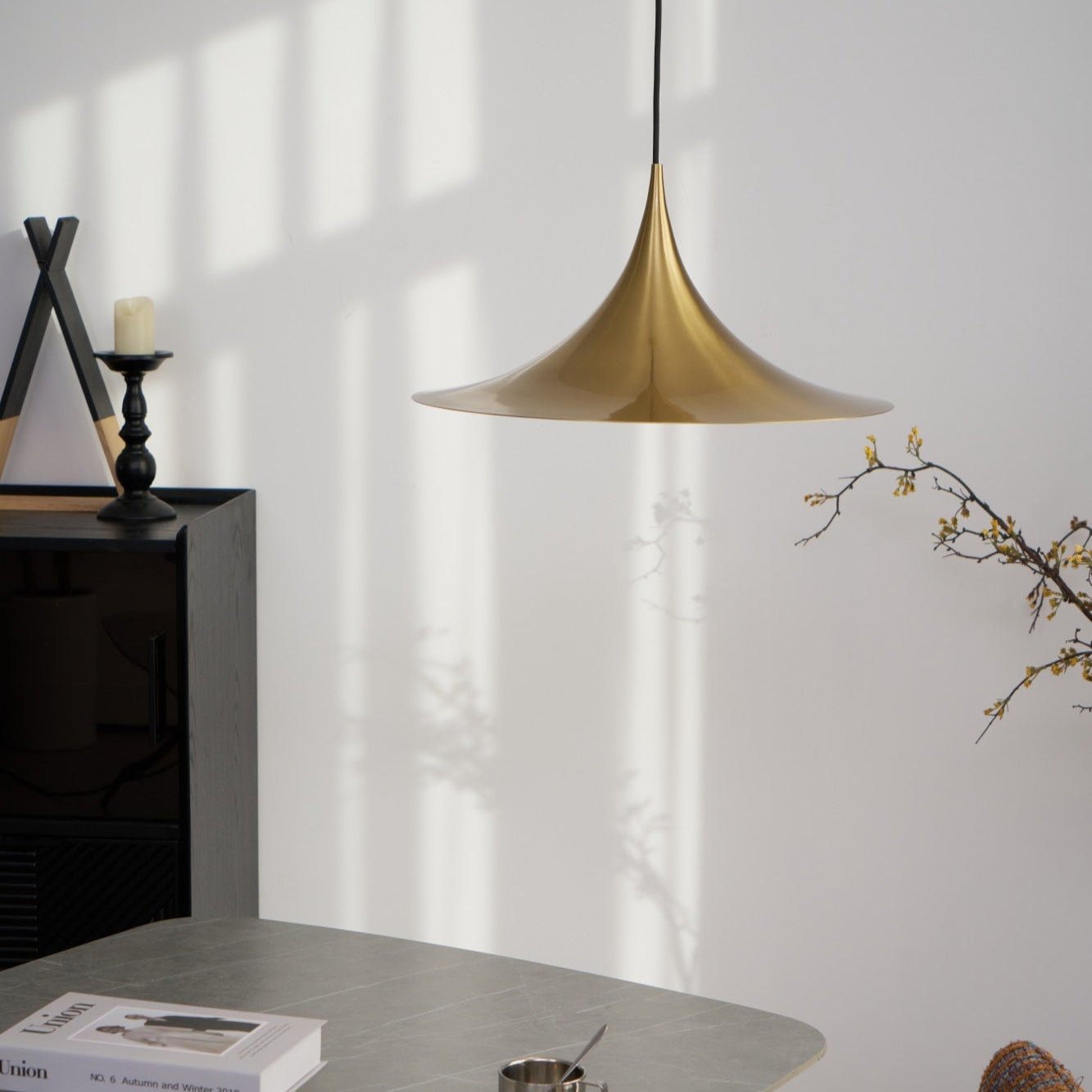 Nirixy Steel Sculptural Pendant Light-Neutral Decor