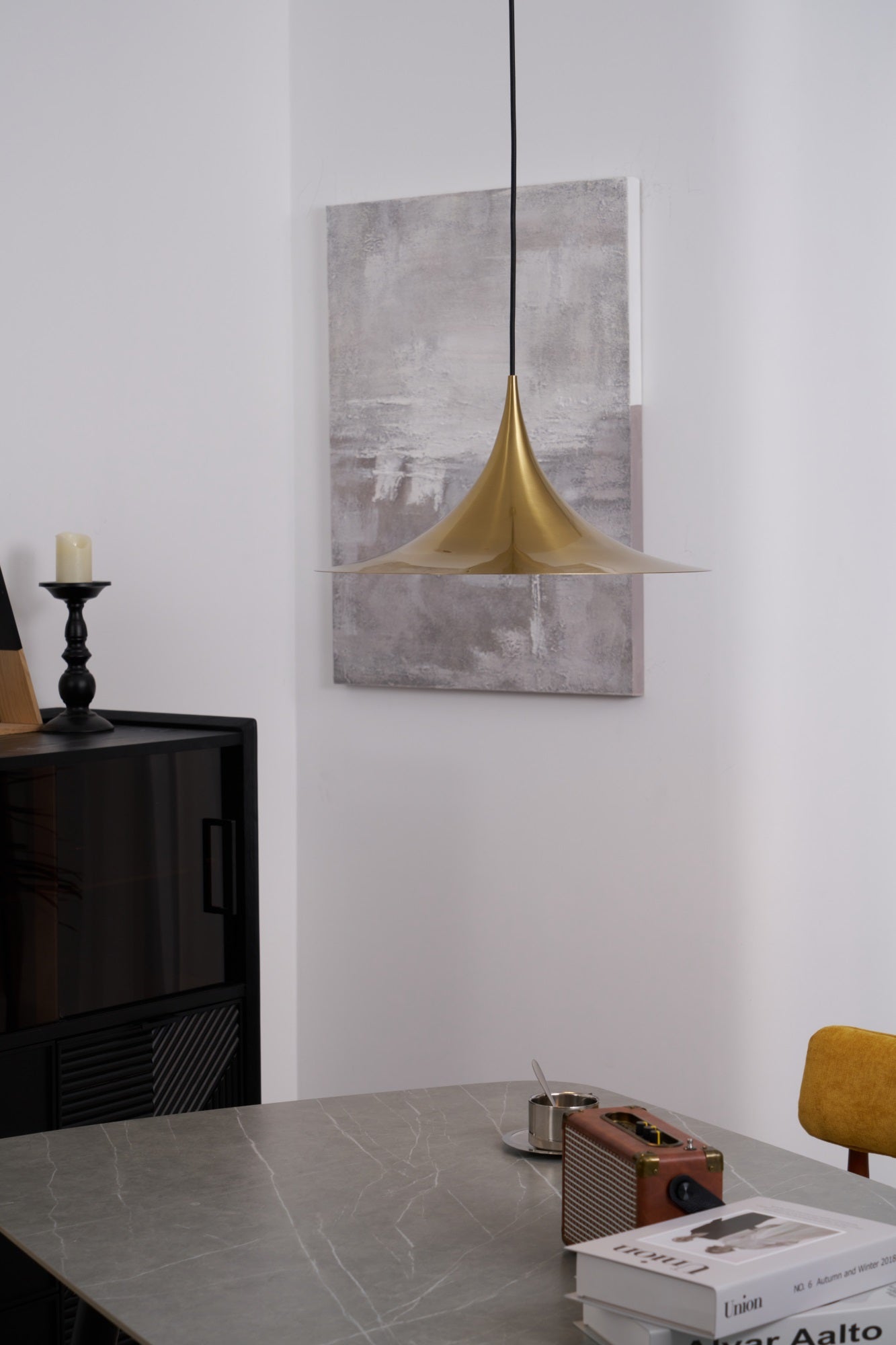 Nirixy Steel Sculptural Pendant Light-Neutral Decor
