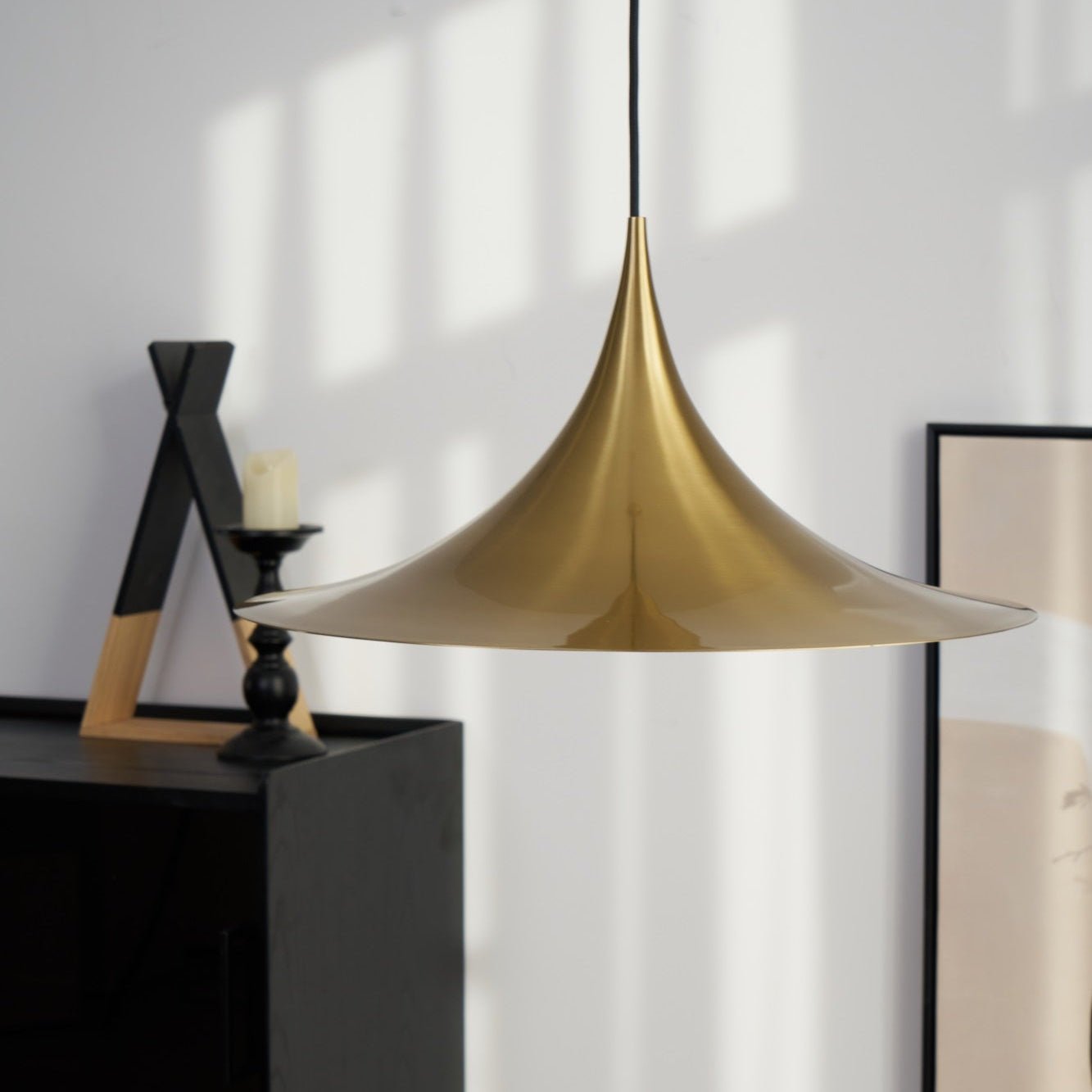 Nirixy Steel Sculptural Pendant Light-Neutral Decor