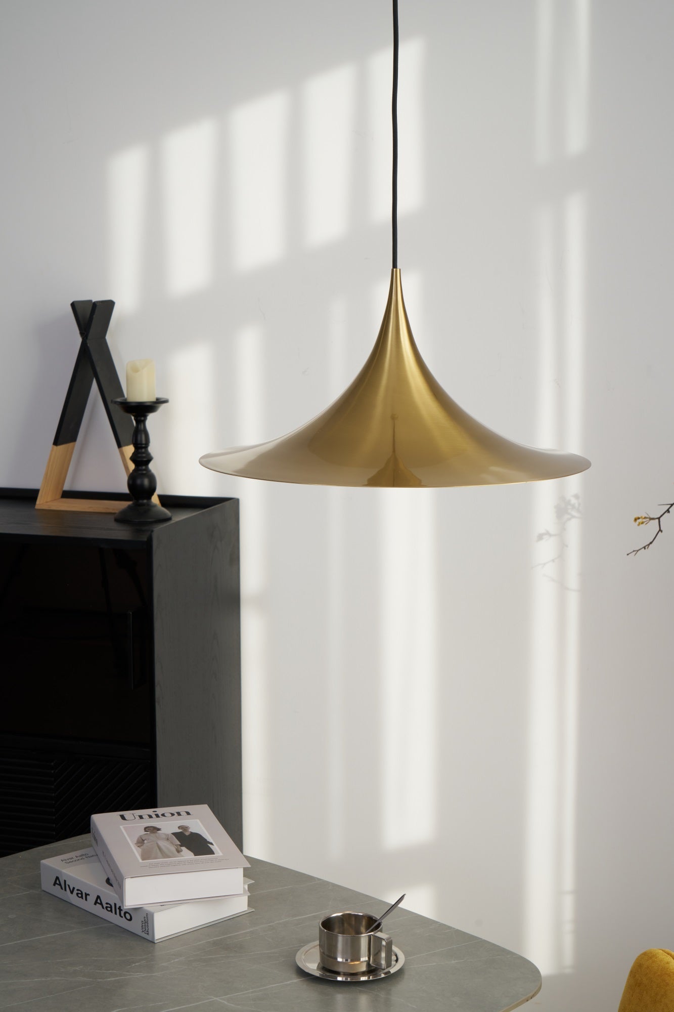 Nirixy Steel Sculptural Pendant Light-Neutral Decor