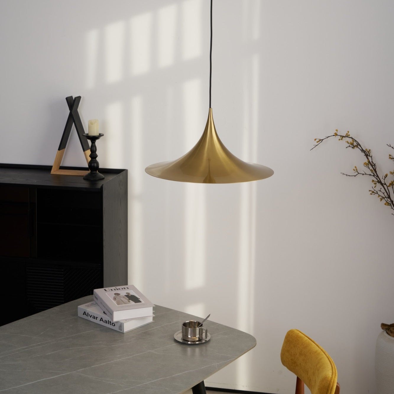 Nirixy Steel Sculptural Pendant Light-Neutral Decor