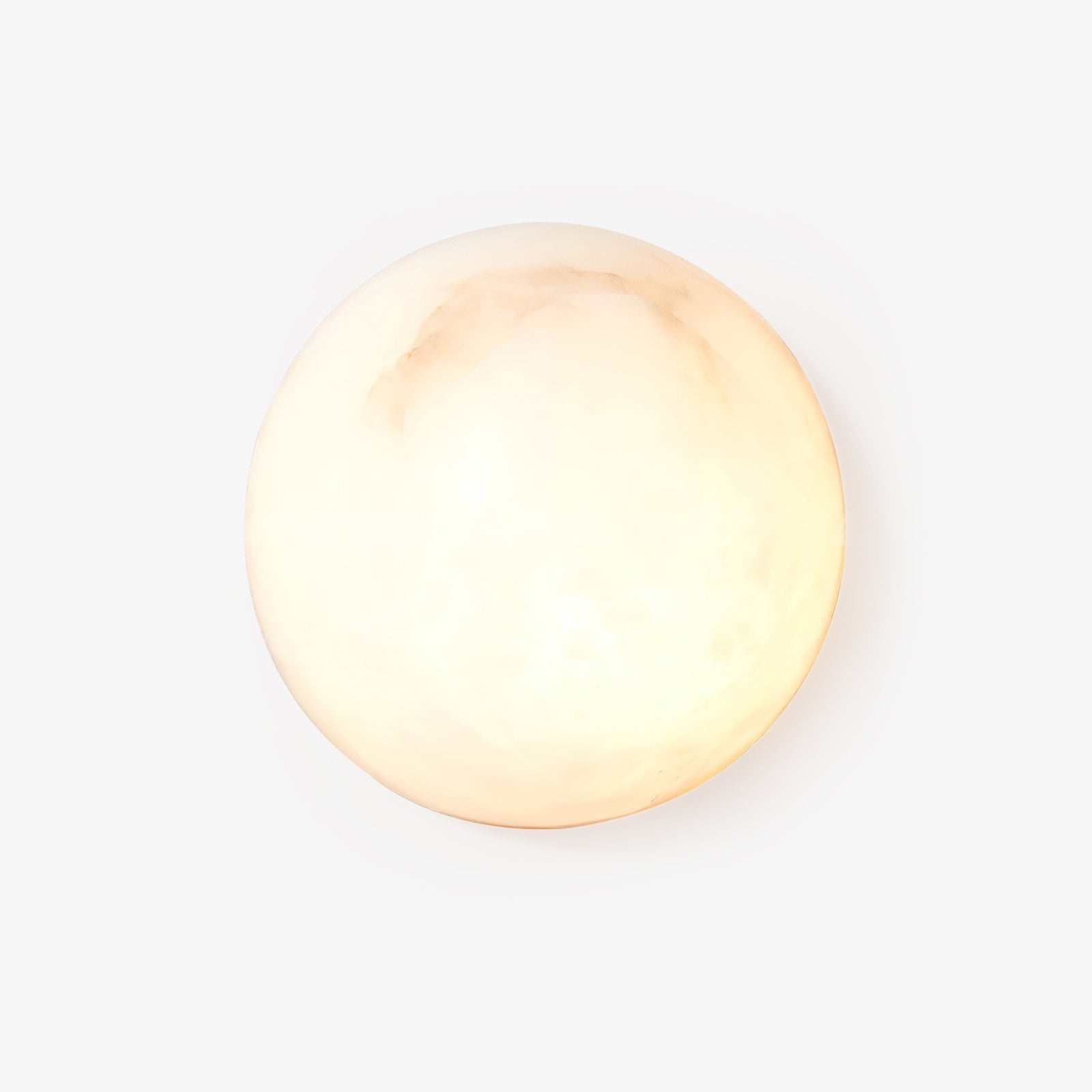Elvar Minimalist Alabaster Ceiling Light-Neutral Decor