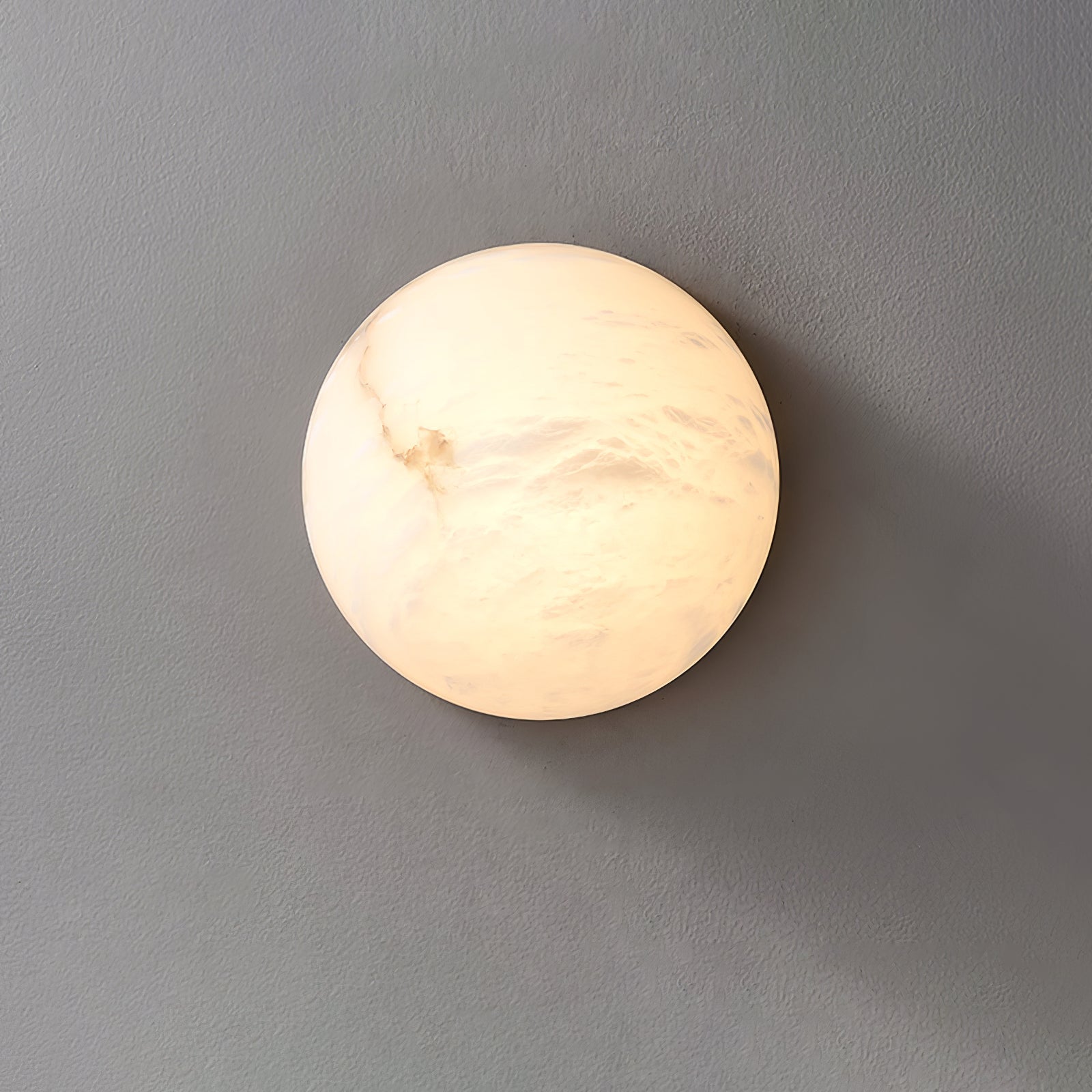 Elthen Minimalist Alabaster Ceiling Light-Neutral Decor