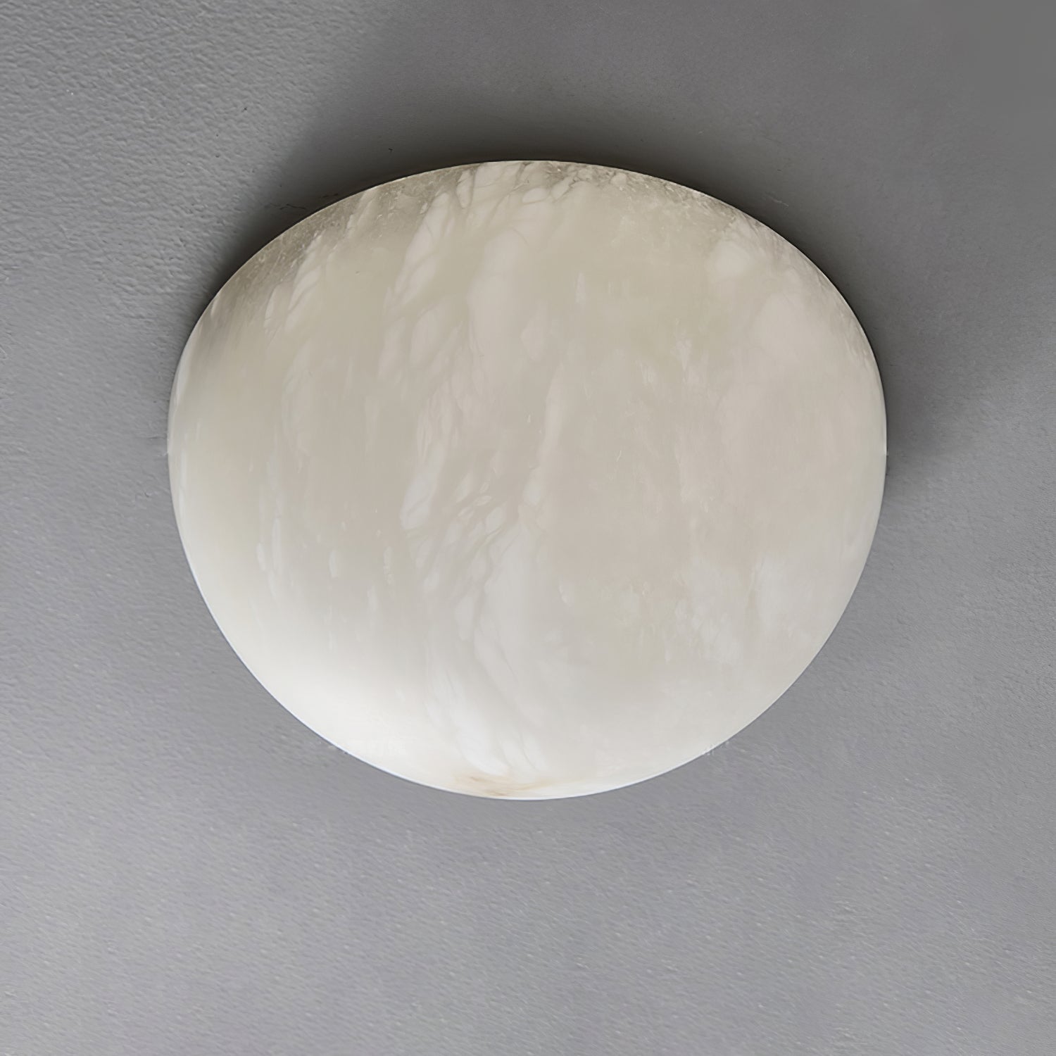 Elthen Minimalist Alabaster Ceiling Light-Neutral Decor