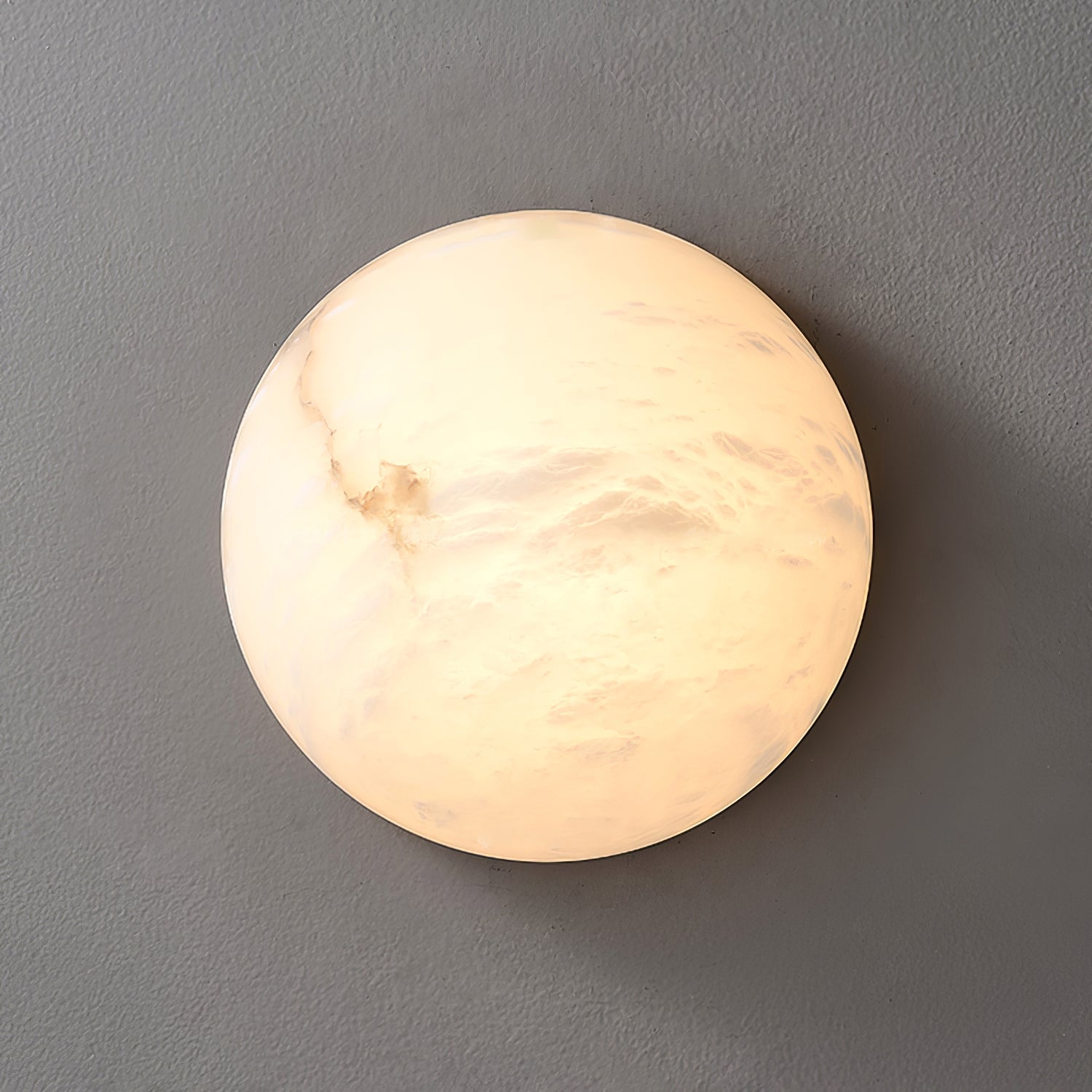 Elvar Minimalist Alabaster Ceiling Light-Neutral Decor