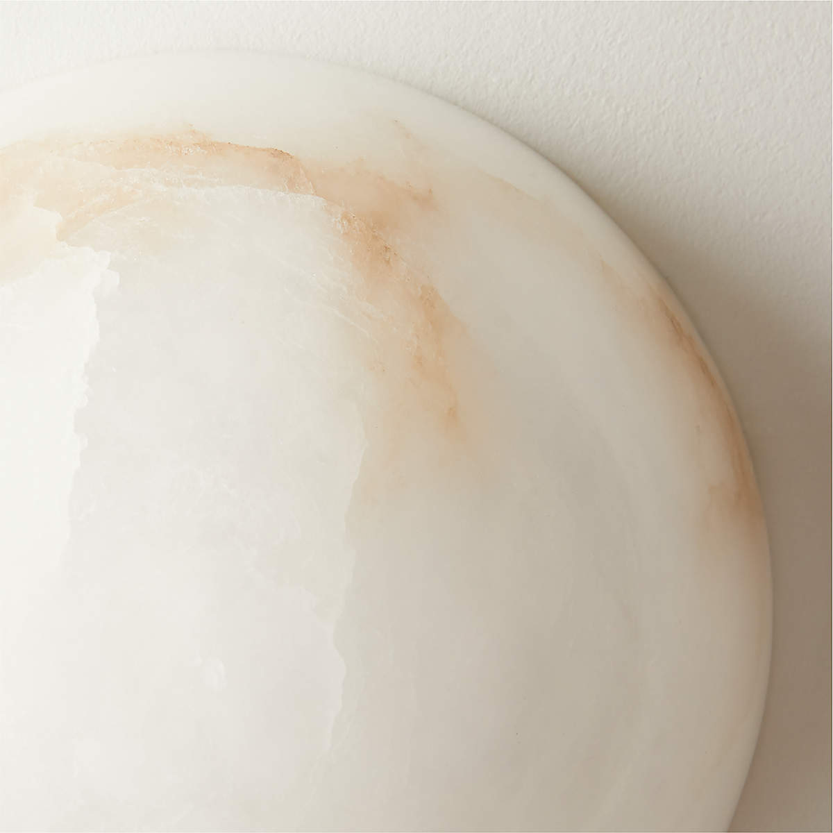 Elthen Minimalist Alabaster Ceiling Light-Neutral Decor