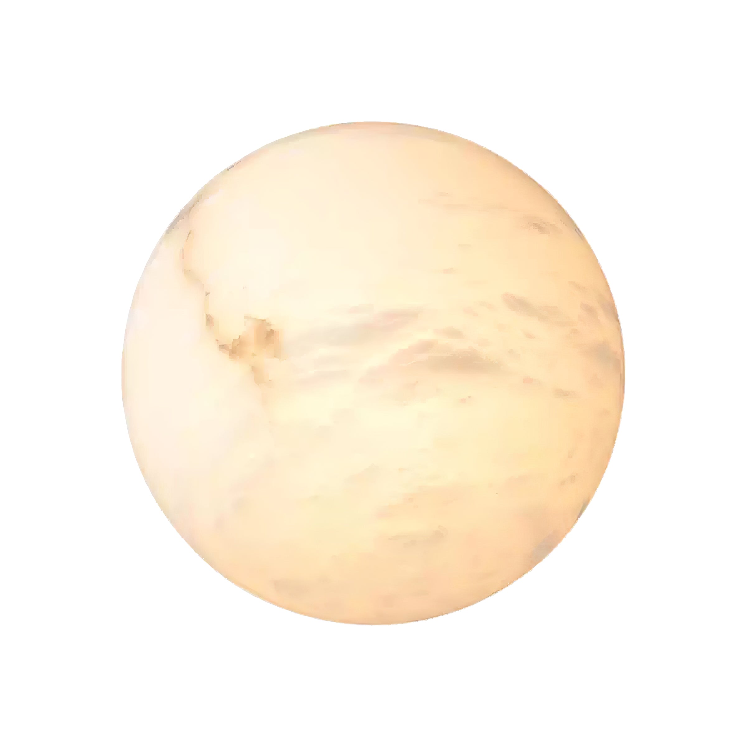 Elvar Minimalist Alabaster Ceiling Light-Neutral Decor