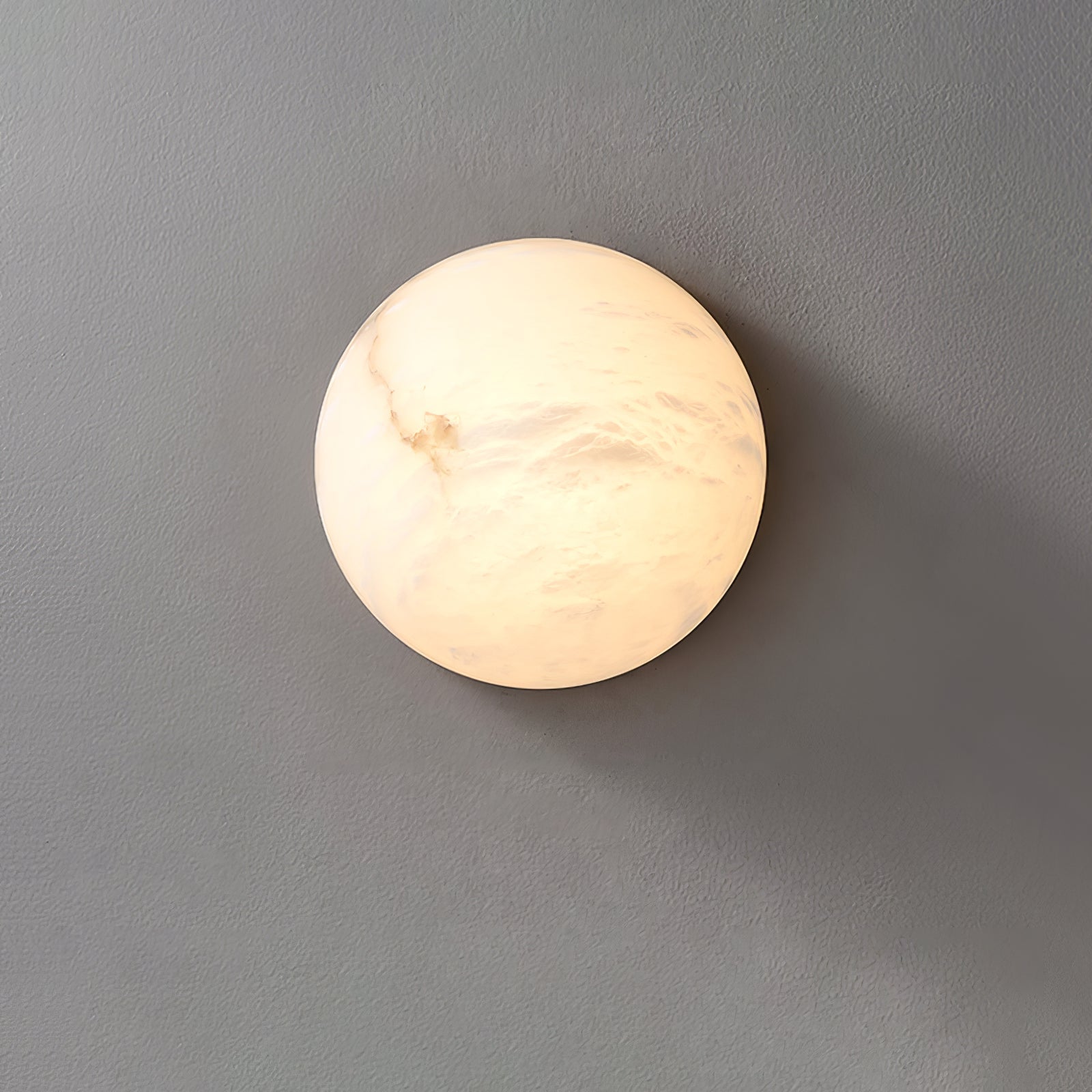 Elthen Minimalist Alabaster Ceiling Light-Neutral Decor
