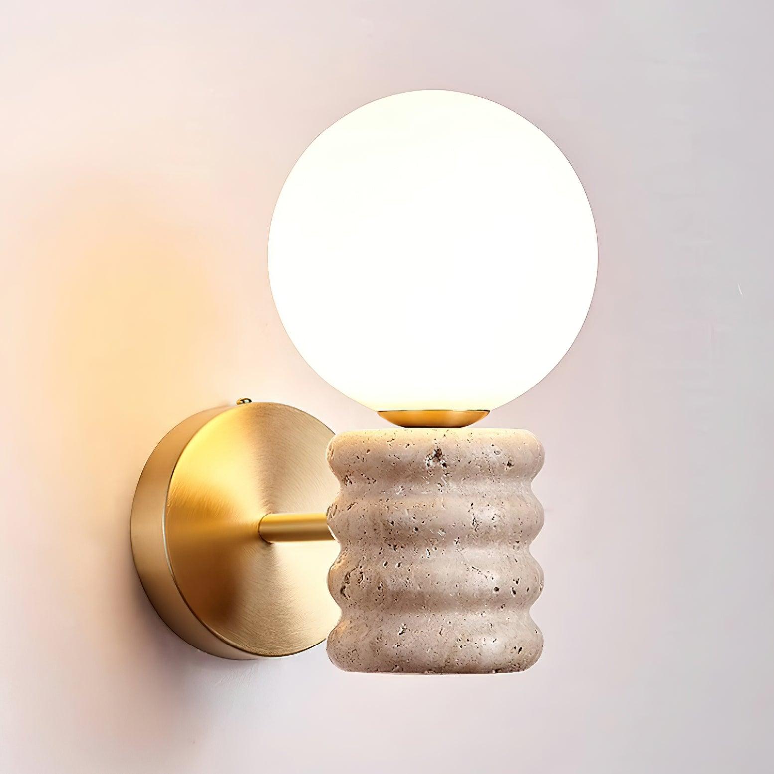 Calenne  Wall Lamp Travertine