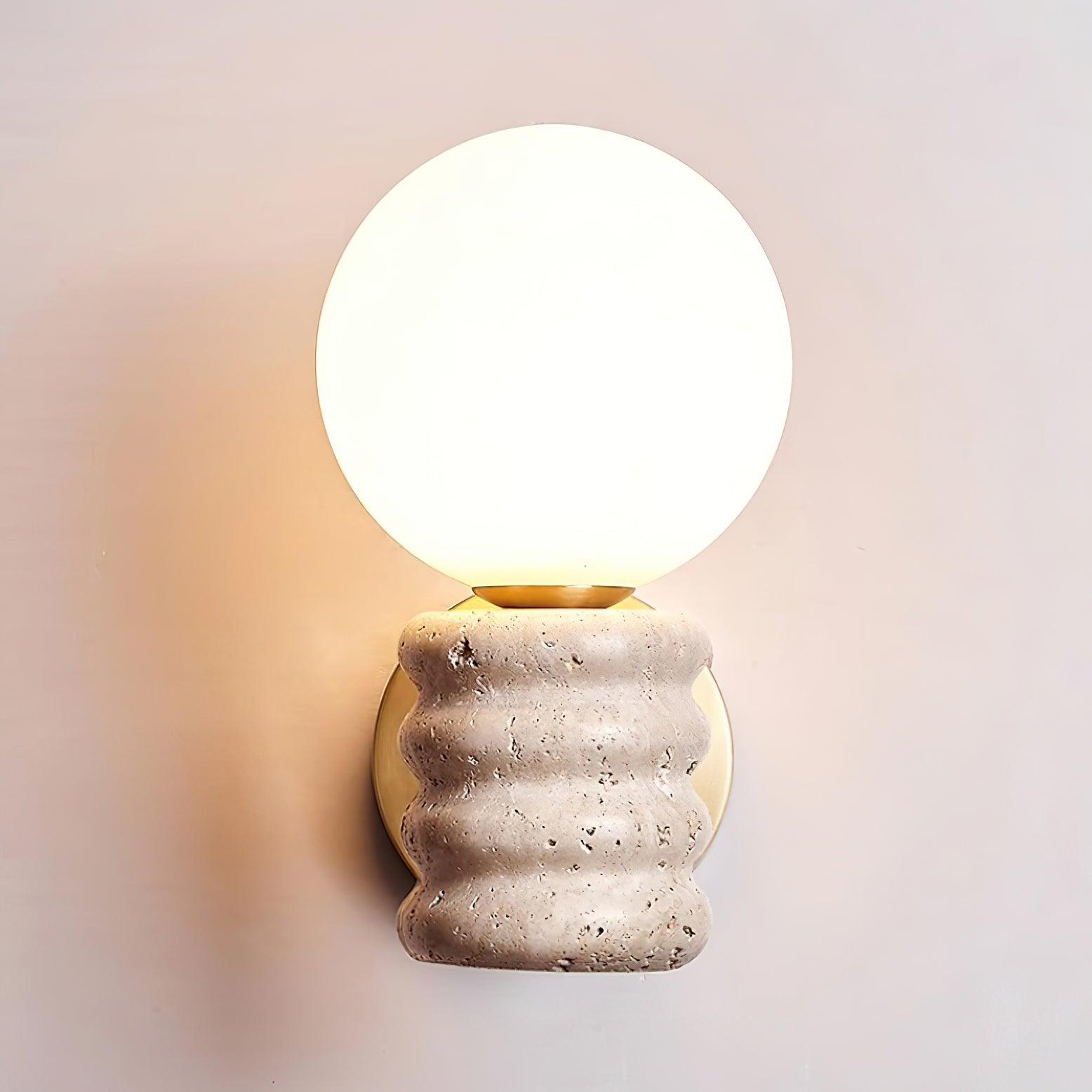 Calenne  Wall Lamp Travertine