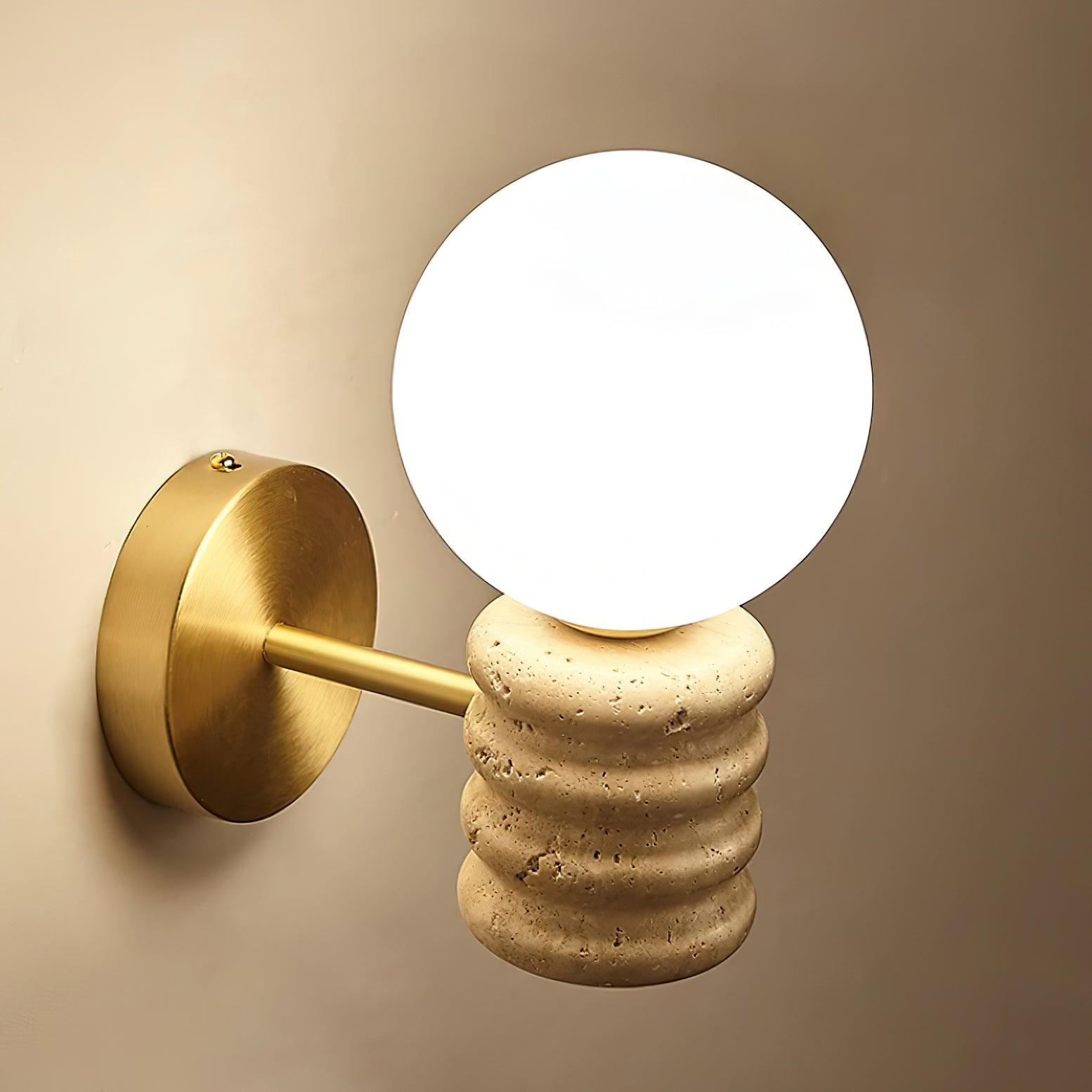 Calenne  Wall Lamp Travertine