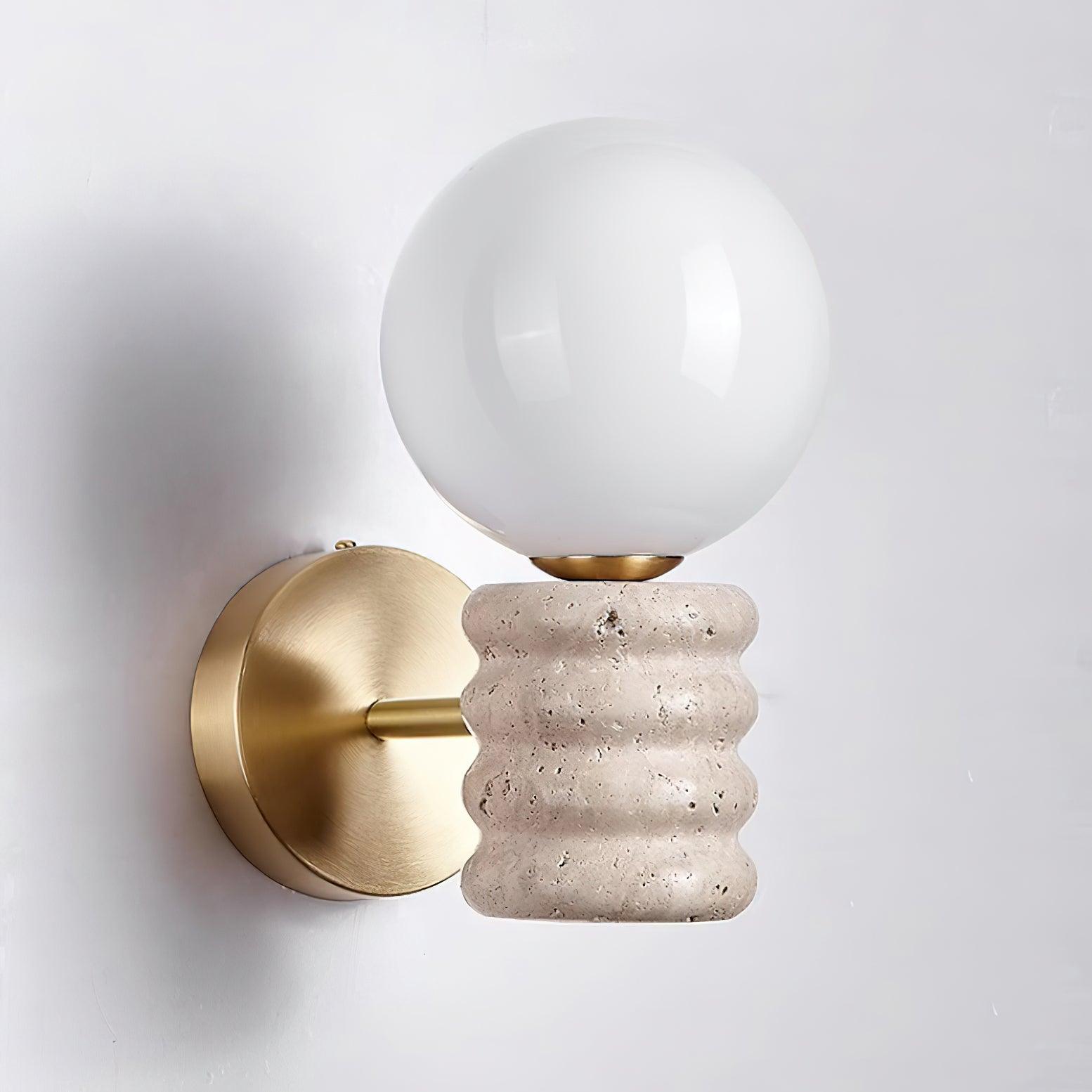 Calenne  Wall Lamp Travertine