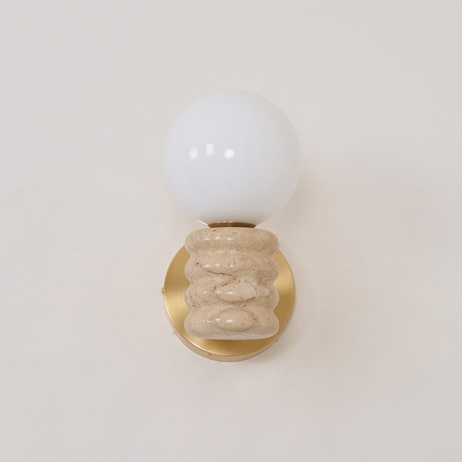 Calenne  Wall Lamp Travertine