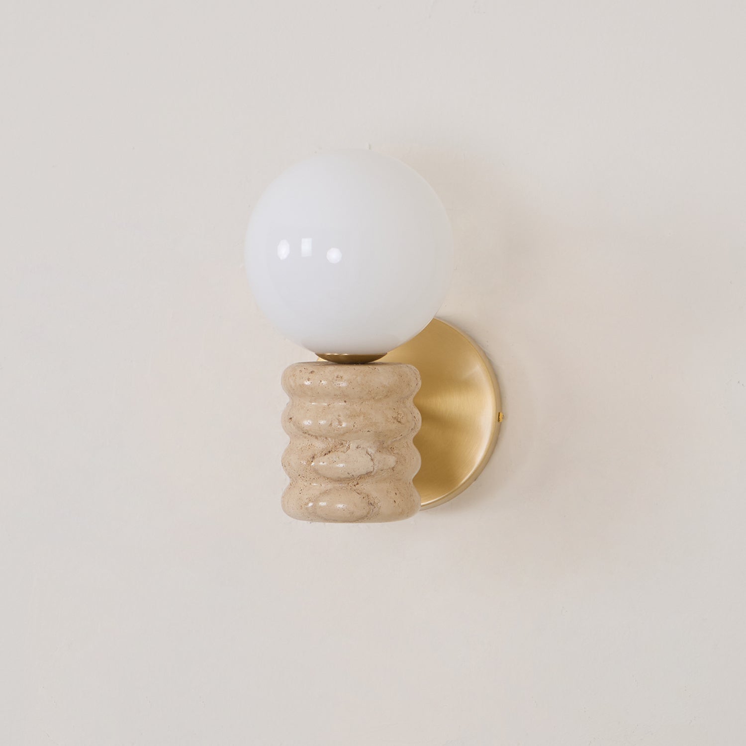 Calenne  Wall Lamp Travertine