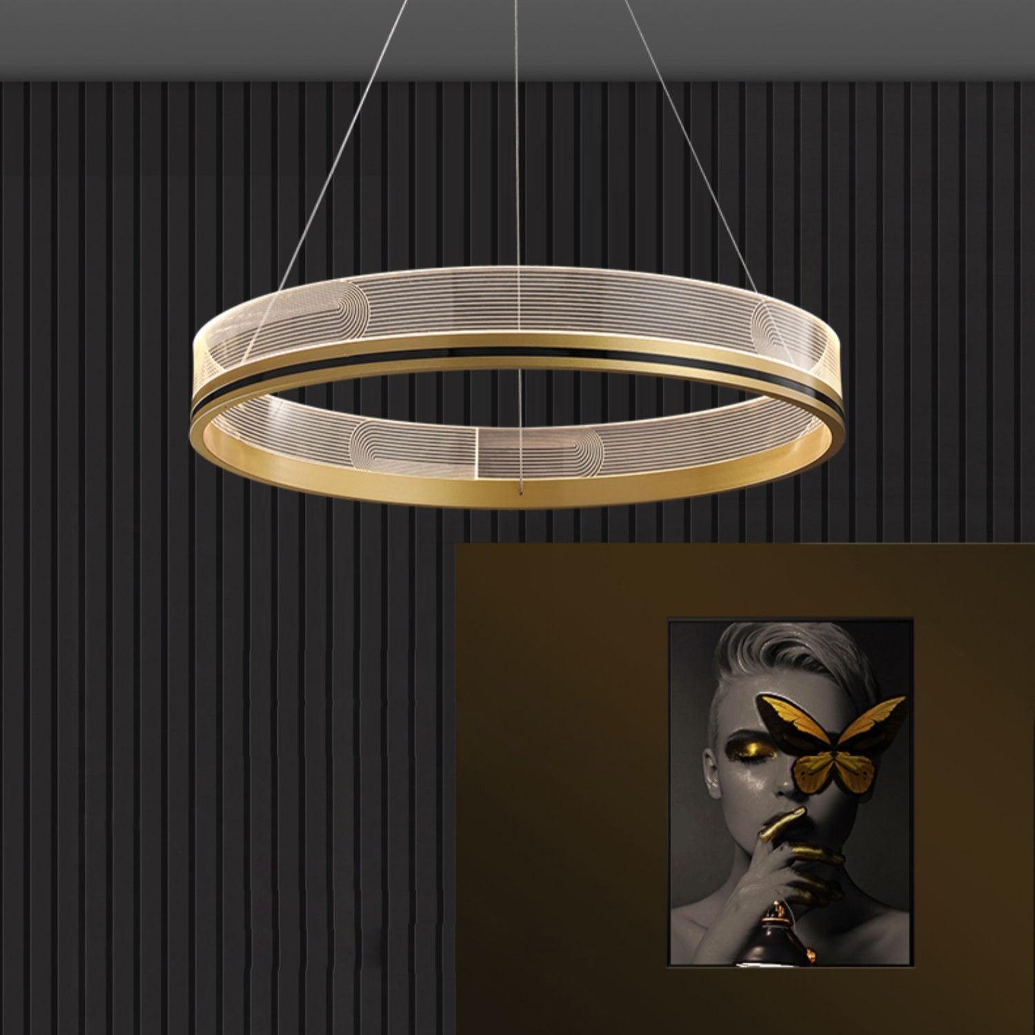Maxwell Modern Chandelier-Neutral Decor