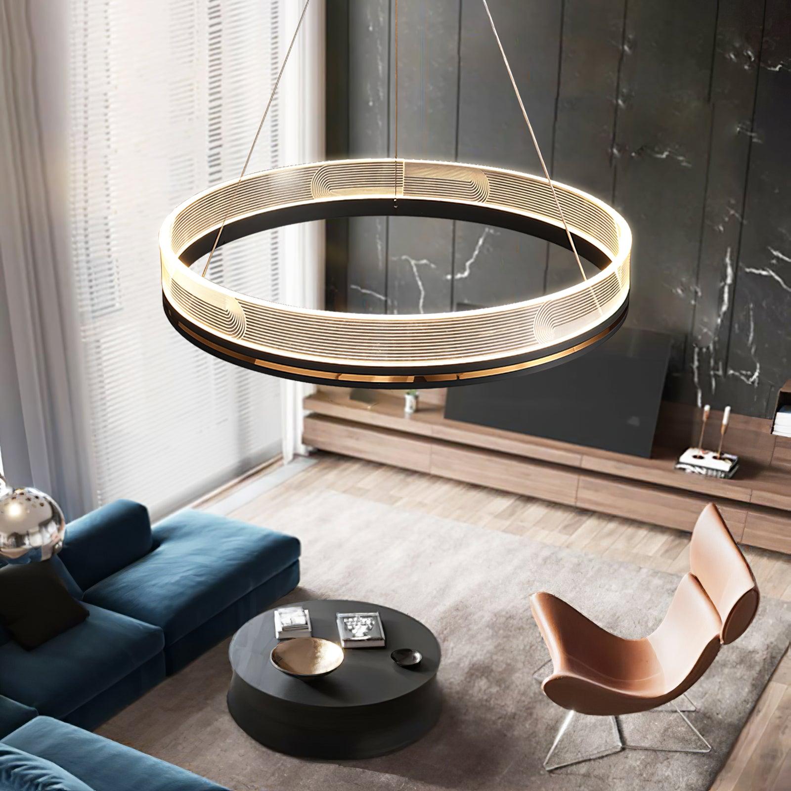 Maxwell Modern Chandelier-Neutral Decor