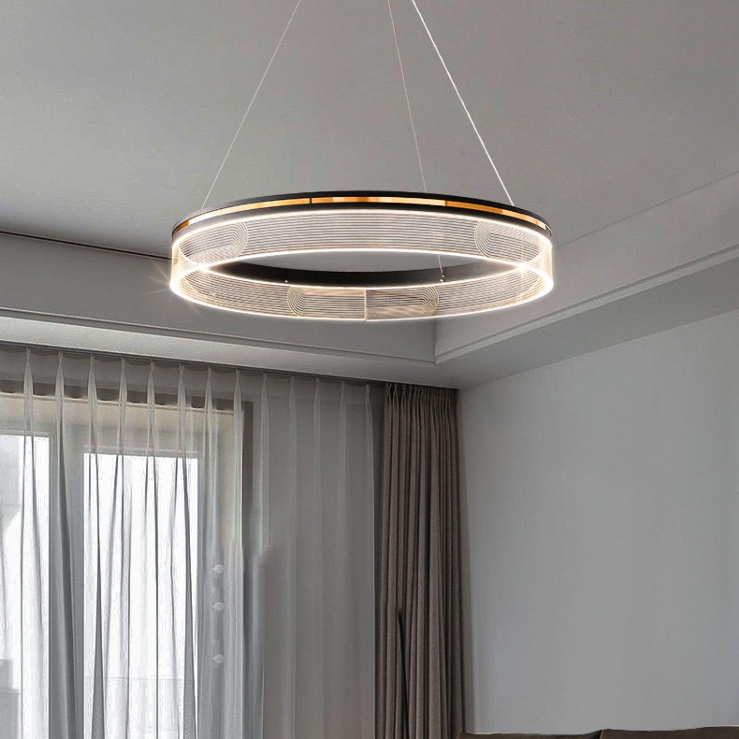 Maxwell Modern Chandelier-Neutral Decor