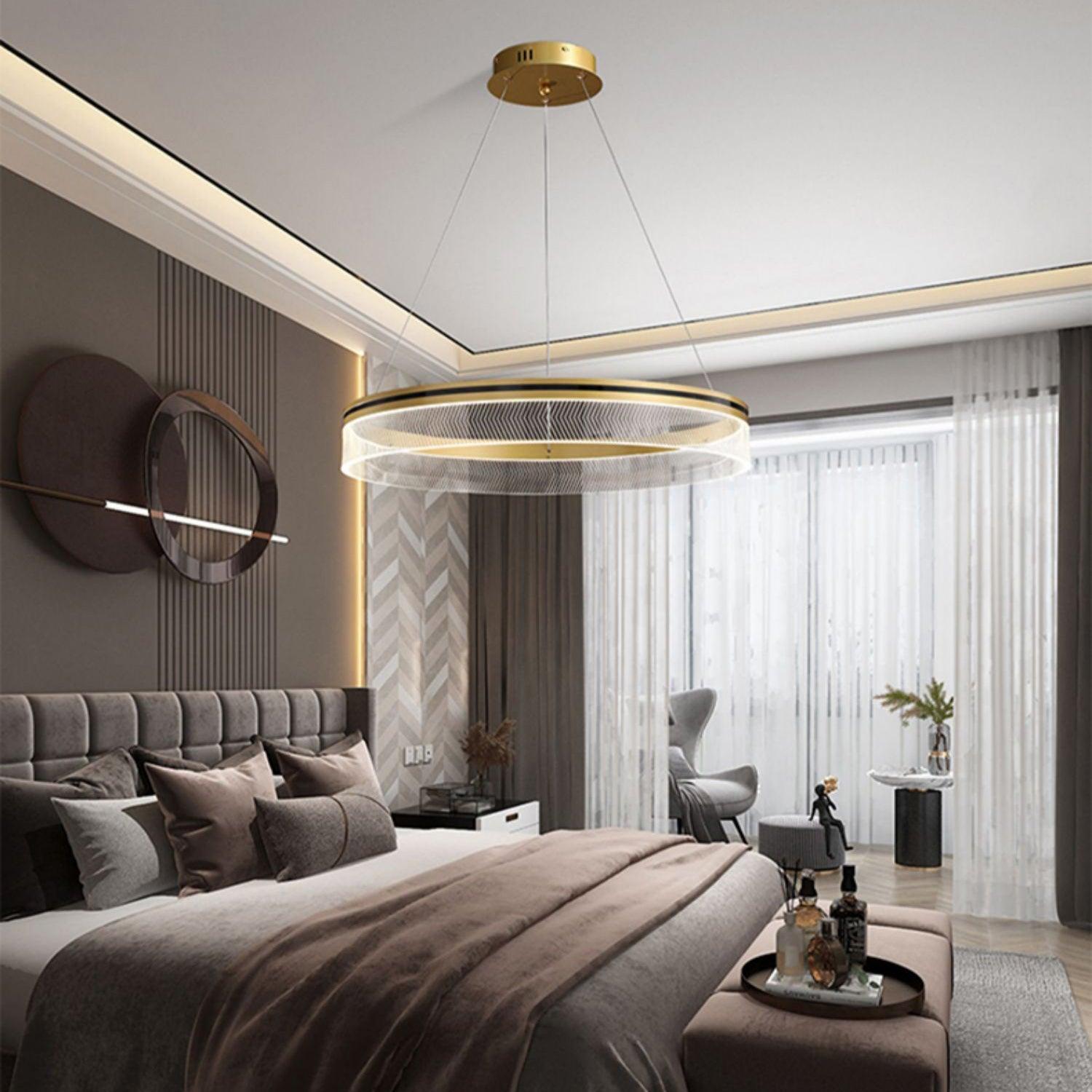 Maxwell Modern Chandelier-Neutral Decor