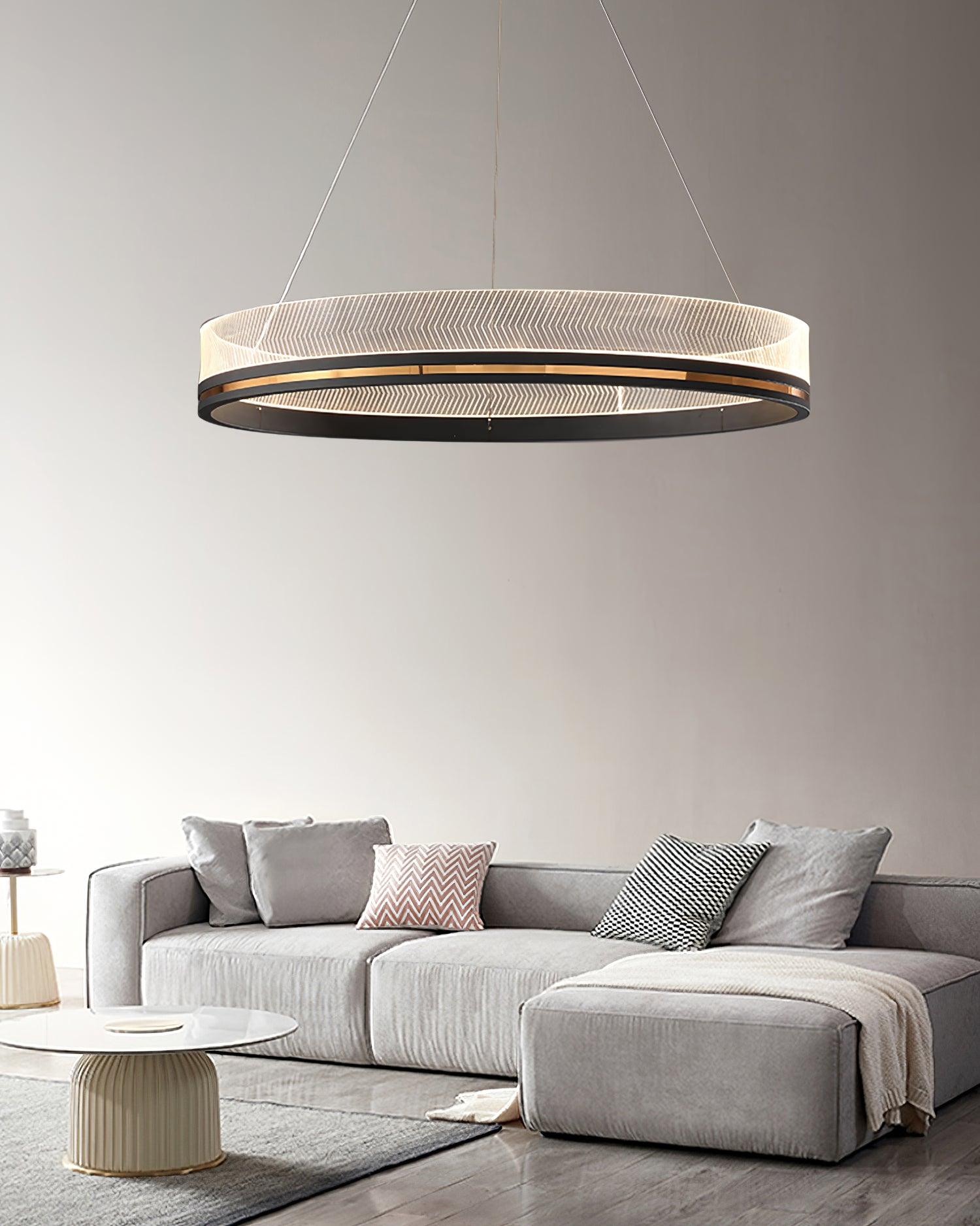 Maxwell Modern Chandelier-Neutral Decor
