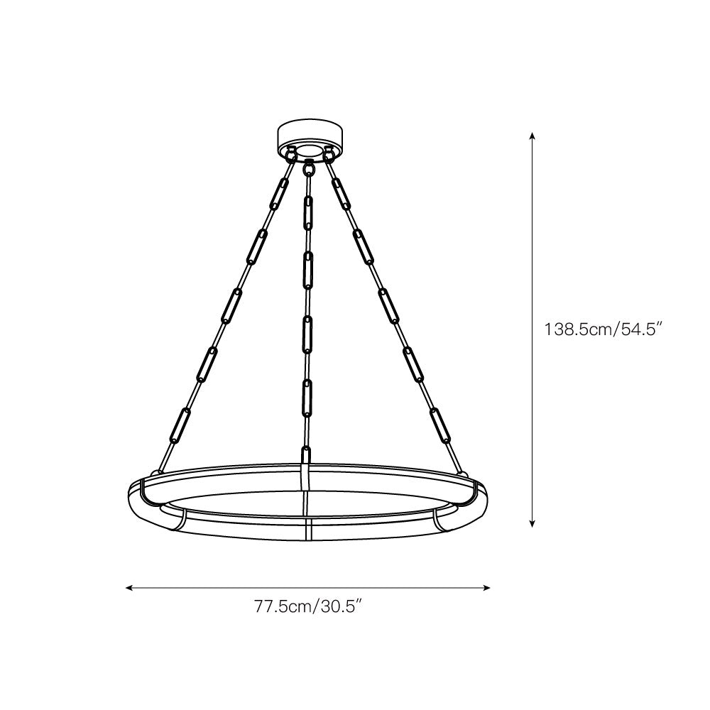 Celeste Alabaster Chandelier