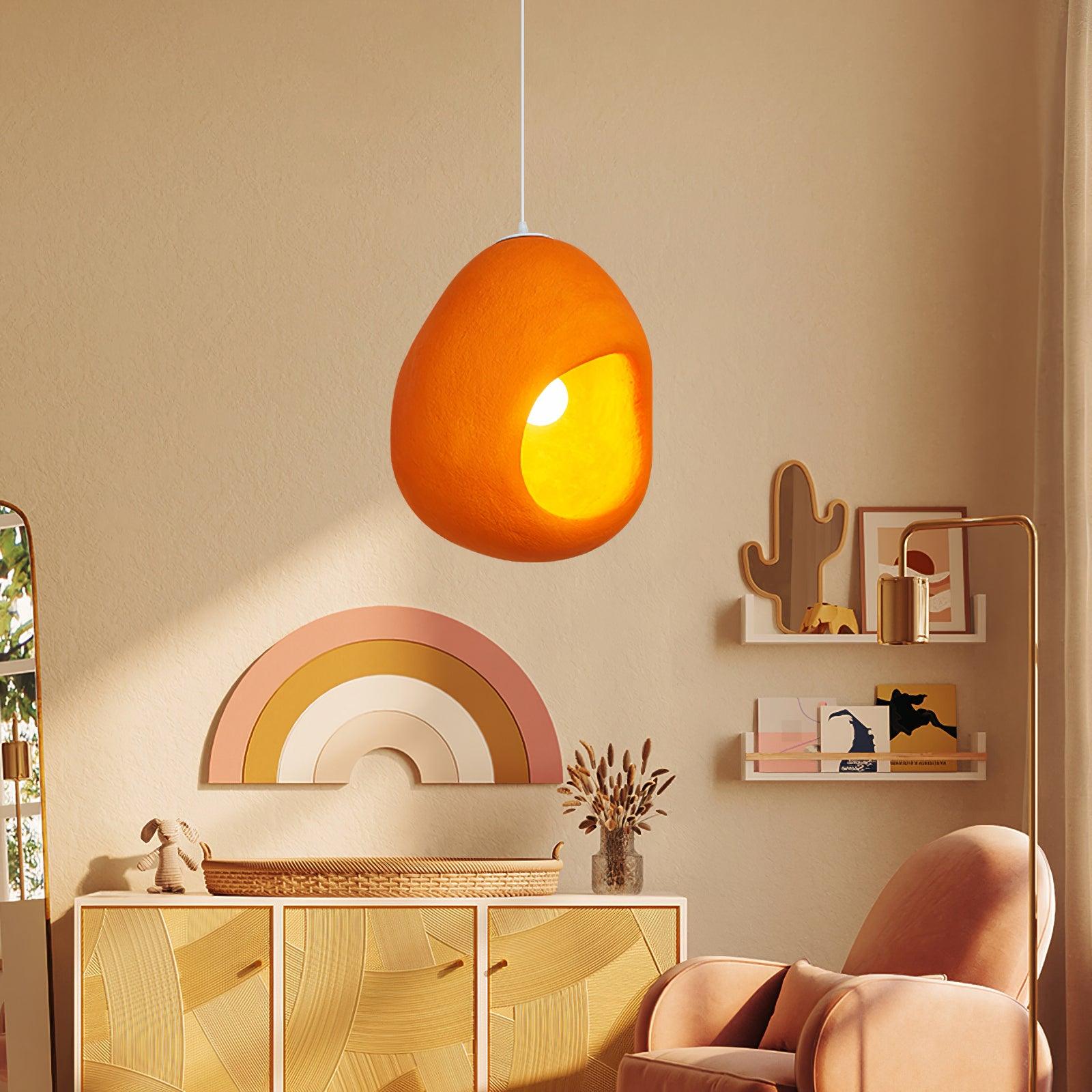Ilcaryra Modern Minimalist Art Plastic Pendant Light-Neutral Decor