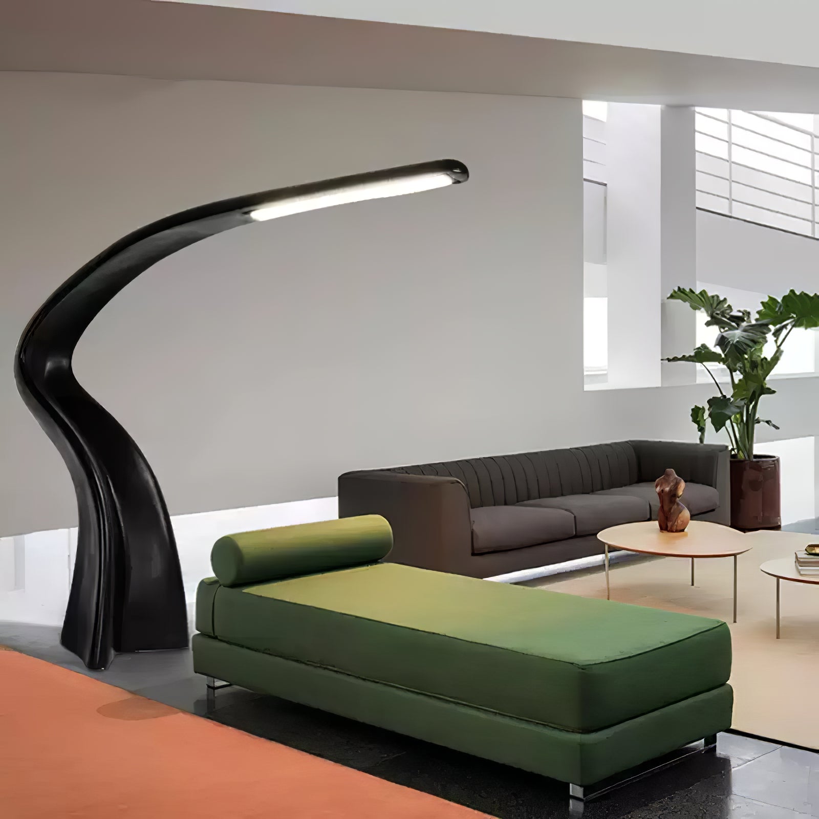 Fluten Black Modern Floor Lamp-Neutral Decor