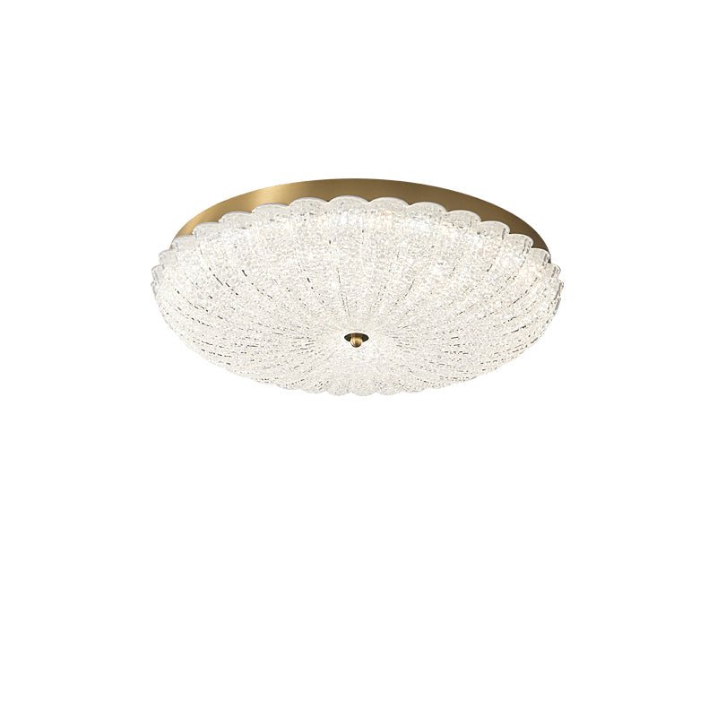 Dorvel Premium Nordic Art Brass Glass Ceiling Lamp-Neutral Decor