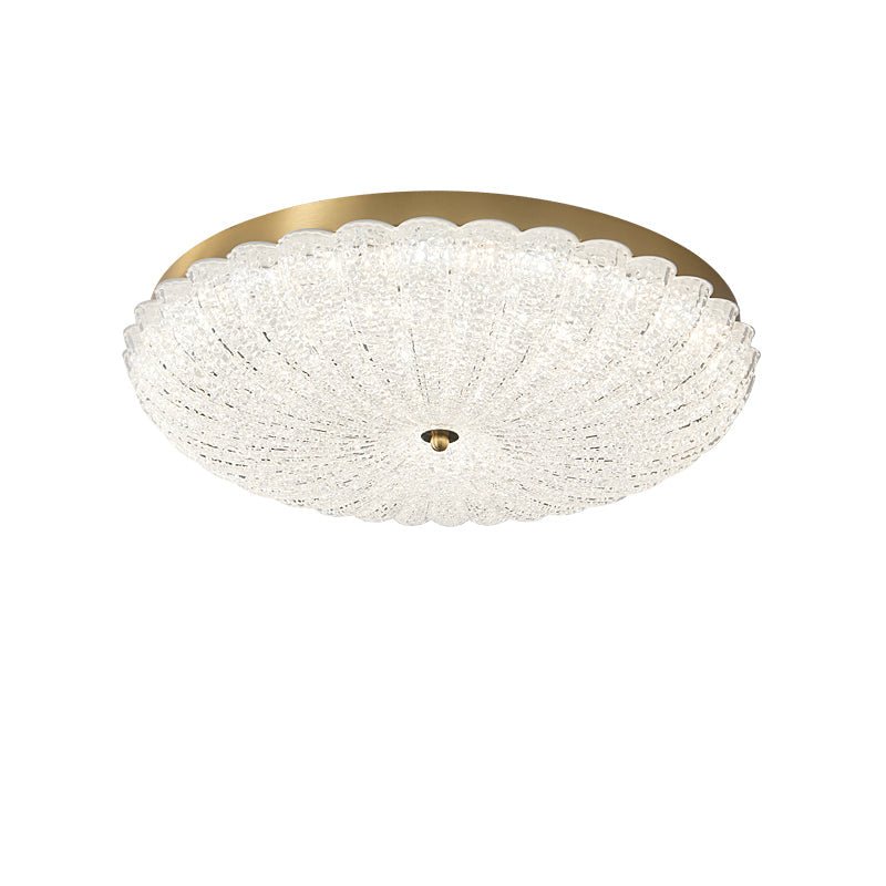 Dorvel Premium Nordic Art Brass Glass Ceiling Lamp-Neutral Decor