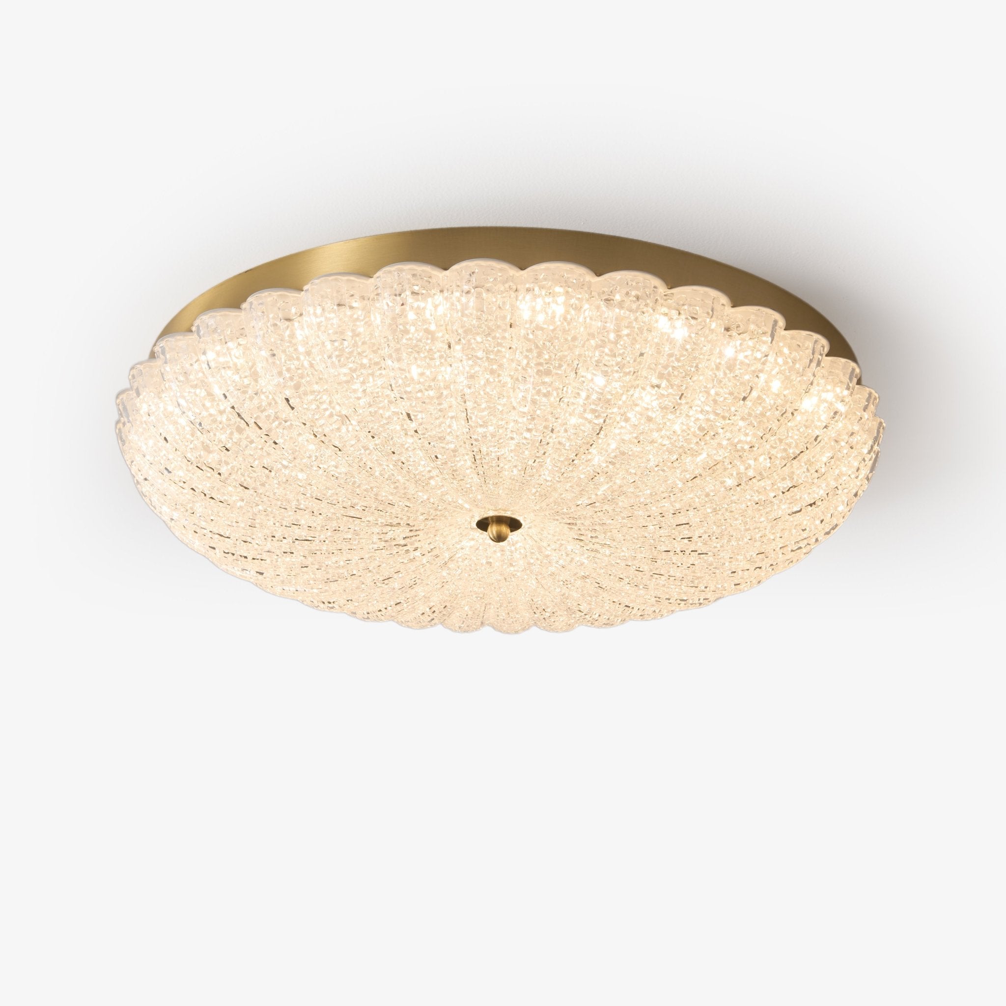 Dorvel Premium Nordic Art Brass Glass Ceiling Lamp-Neutral Decor