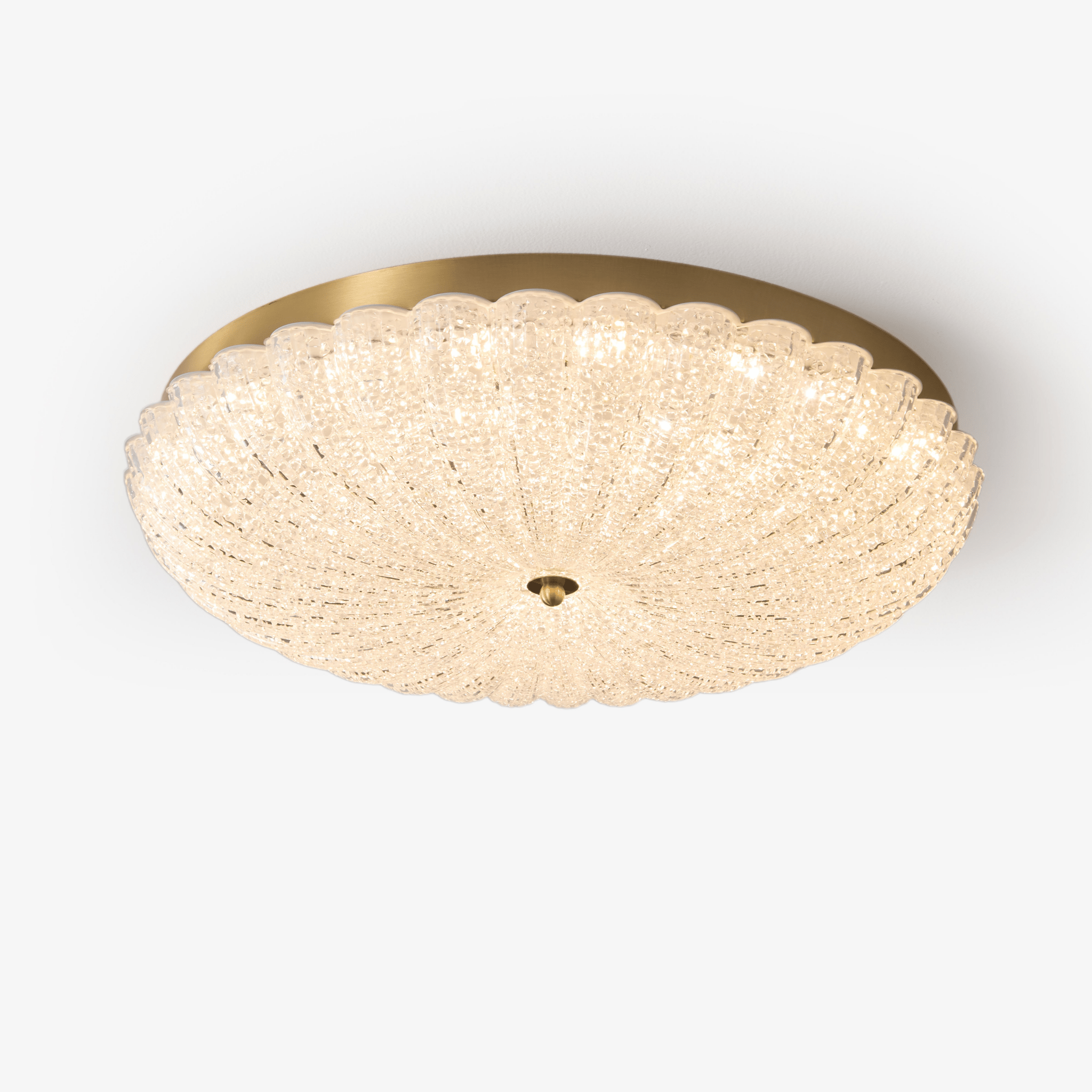 Dorvel Premium Nordic Art Brass Glass Ceiling Lamp-Neutral Decor