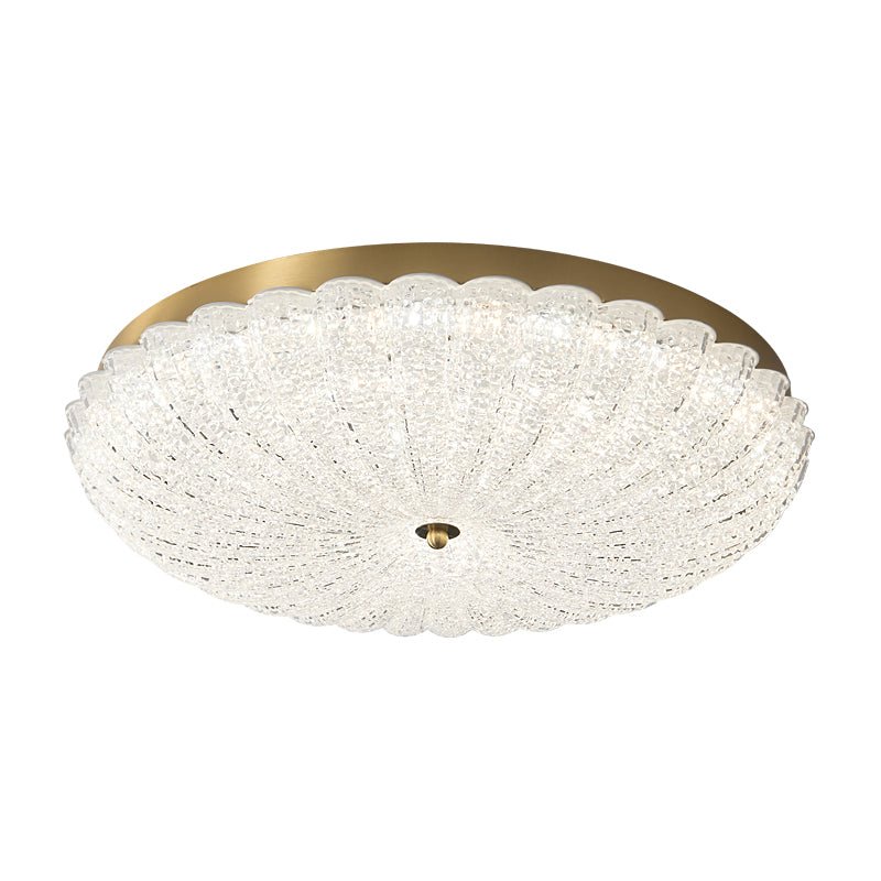 Dorvel Premium Nordic Art Brass Glass Ceiling Lamp-Neutral Decor