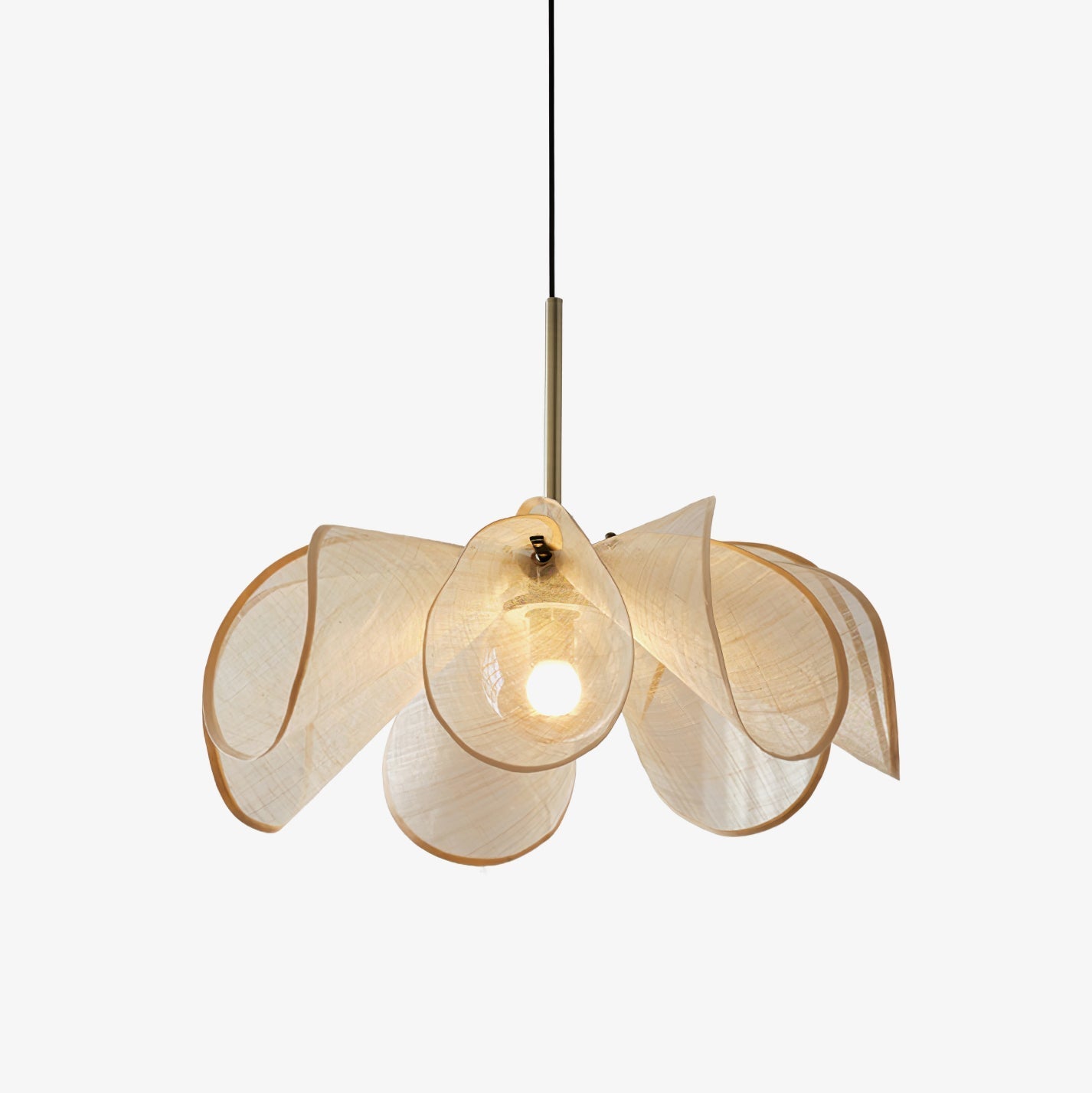 Dolien Abaca Fiber Pendant Lamp-Neutral Decor