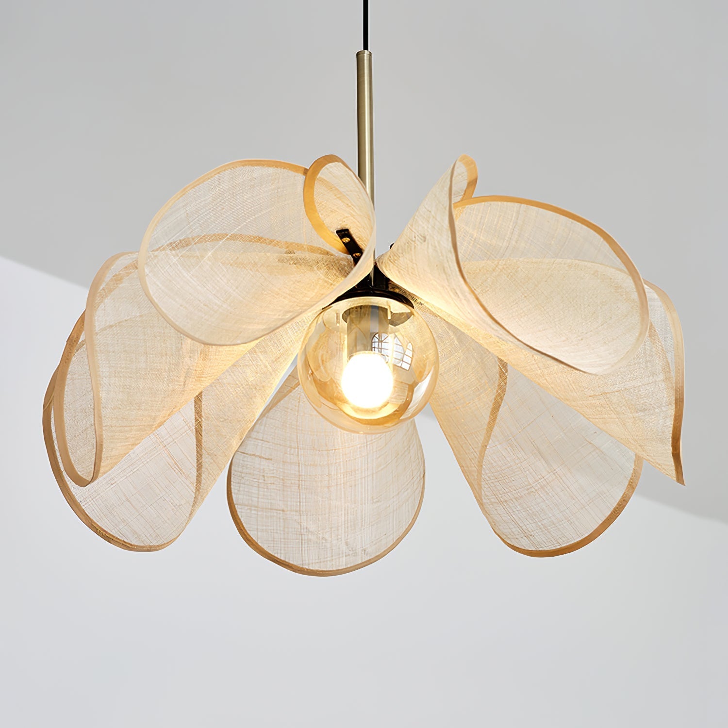 Dolien Abaca Fiber Pendant Lamp-Neutral Decor