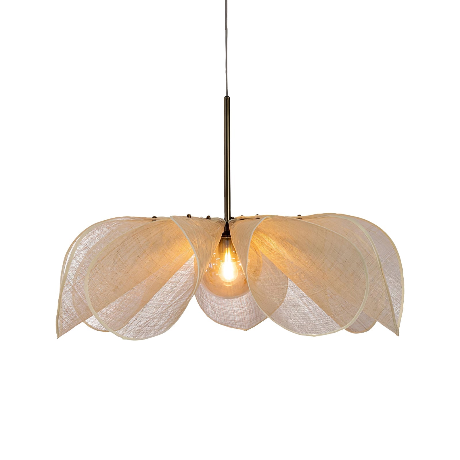 Dolien Abaca Fiber Pendant Lamp-Neutral Decor