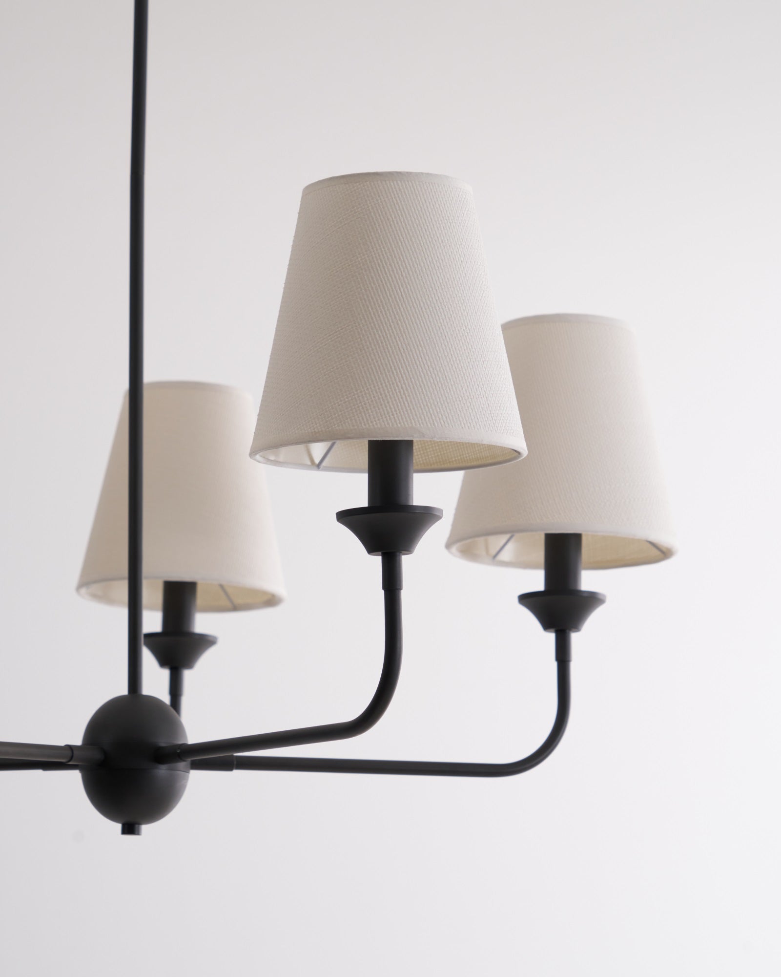 Zesorel Vintage Industrial Fabric Chandelier-Neutral Decor
