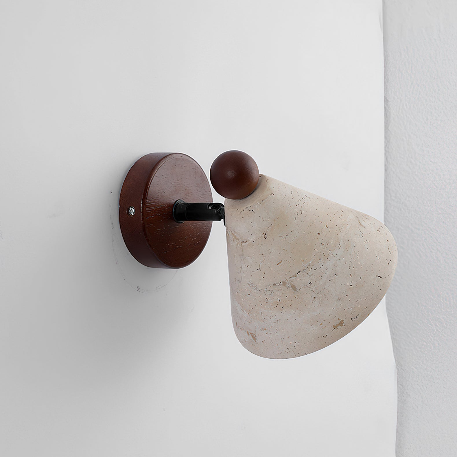 The Tiber Wall Light mounted in an entryway, providing accent lighting.